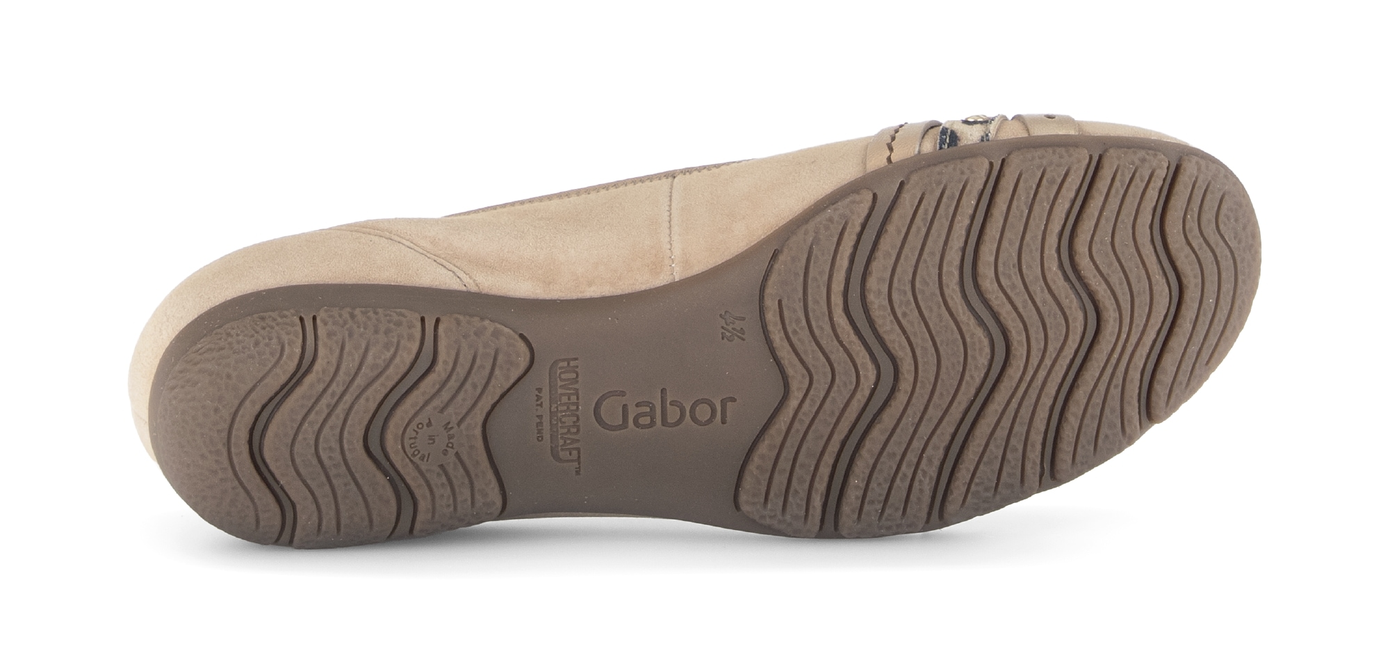 Gabor Ballerina  Businessschuh, Schlupfschuh mit Zierelementen in Metallicoptik