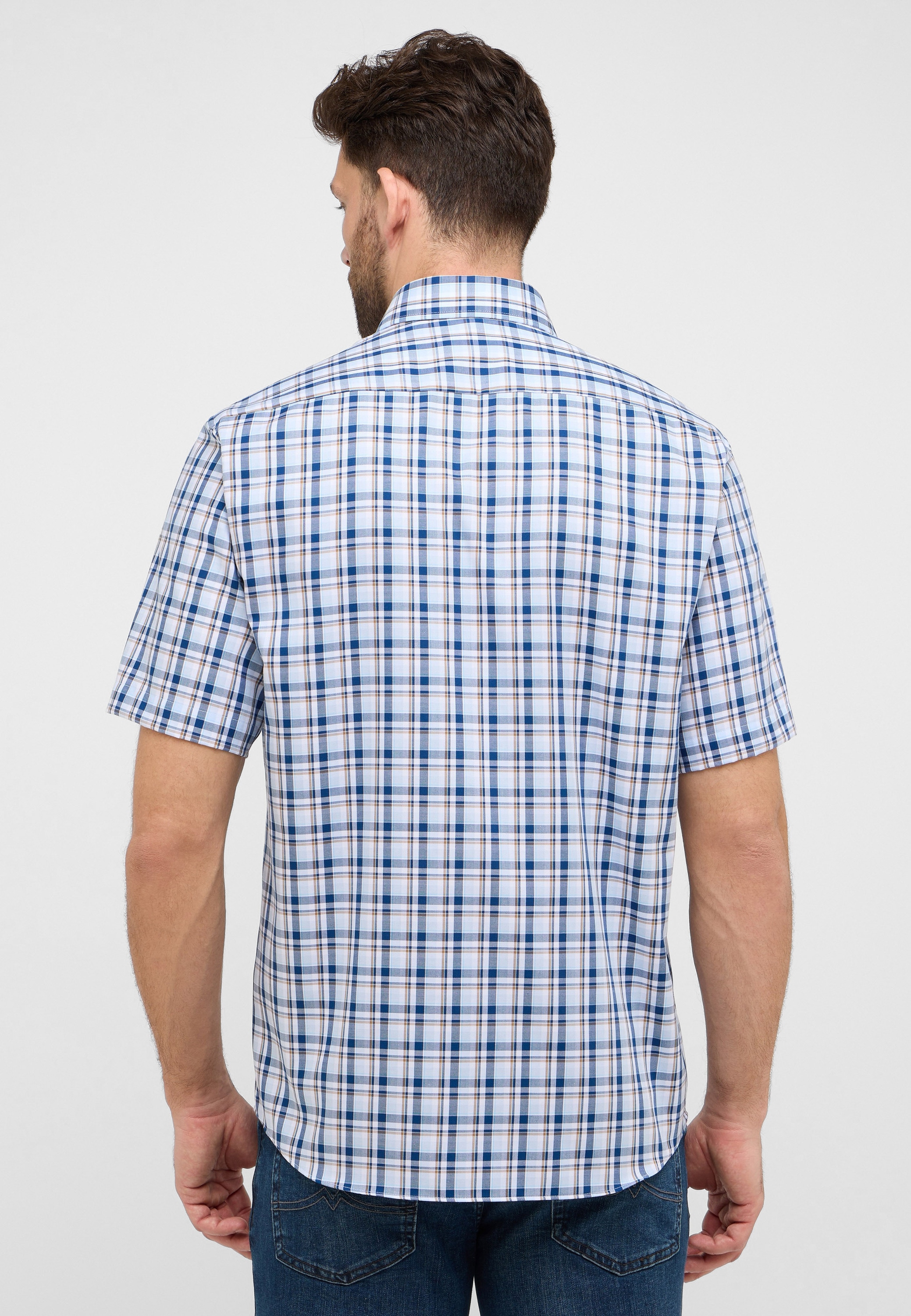 Eterna Kurzarmhemd "COMFORT FIT", NON IRON (bügelfrei) günstig online kaufen