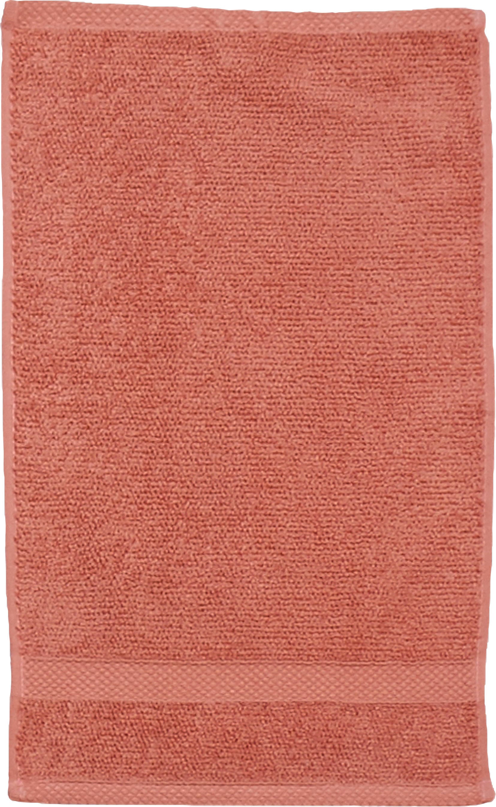 done.® Gästehandtuch »Deluxe«, (Set, 4 St., 4 Gästetücher (30x50 cm), Uni Farben, Hotelqualität aus hochwertigem Zwirnfrottier, 4x30x50