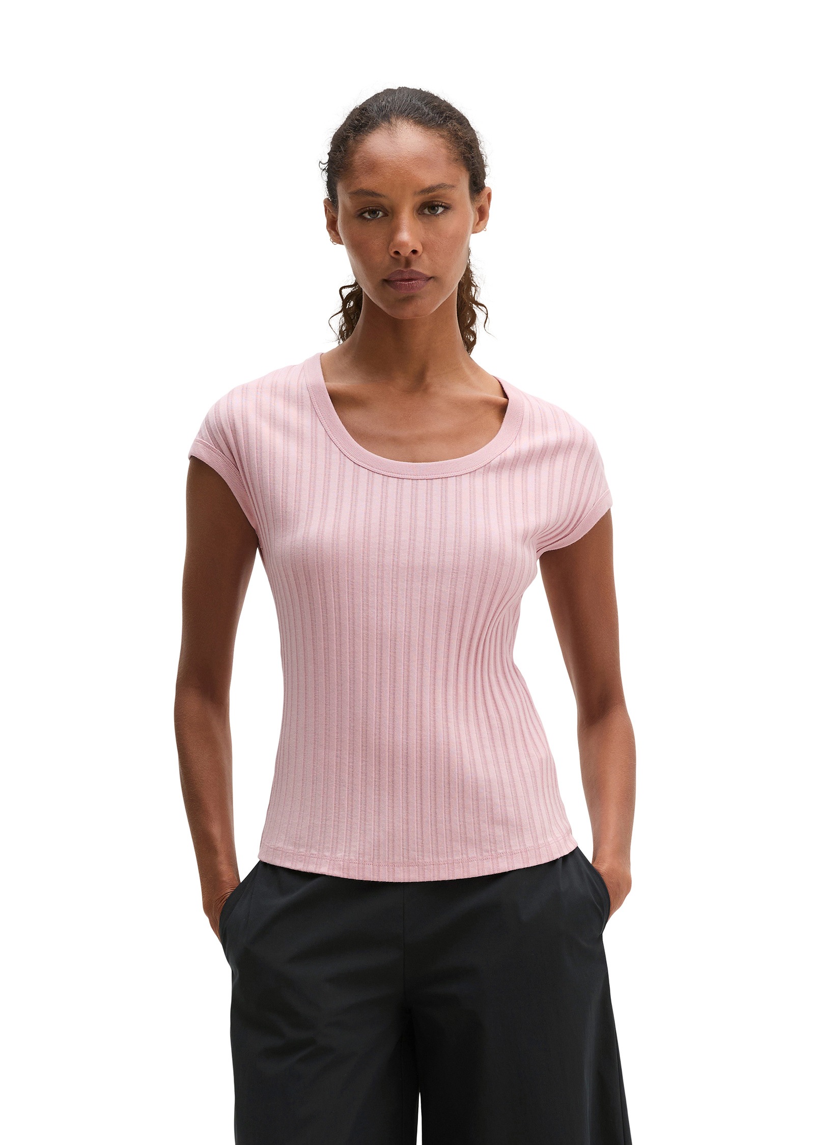 Marc OPolo T-Shirt "aus softem Modal-Organic-Cotton-Mix"