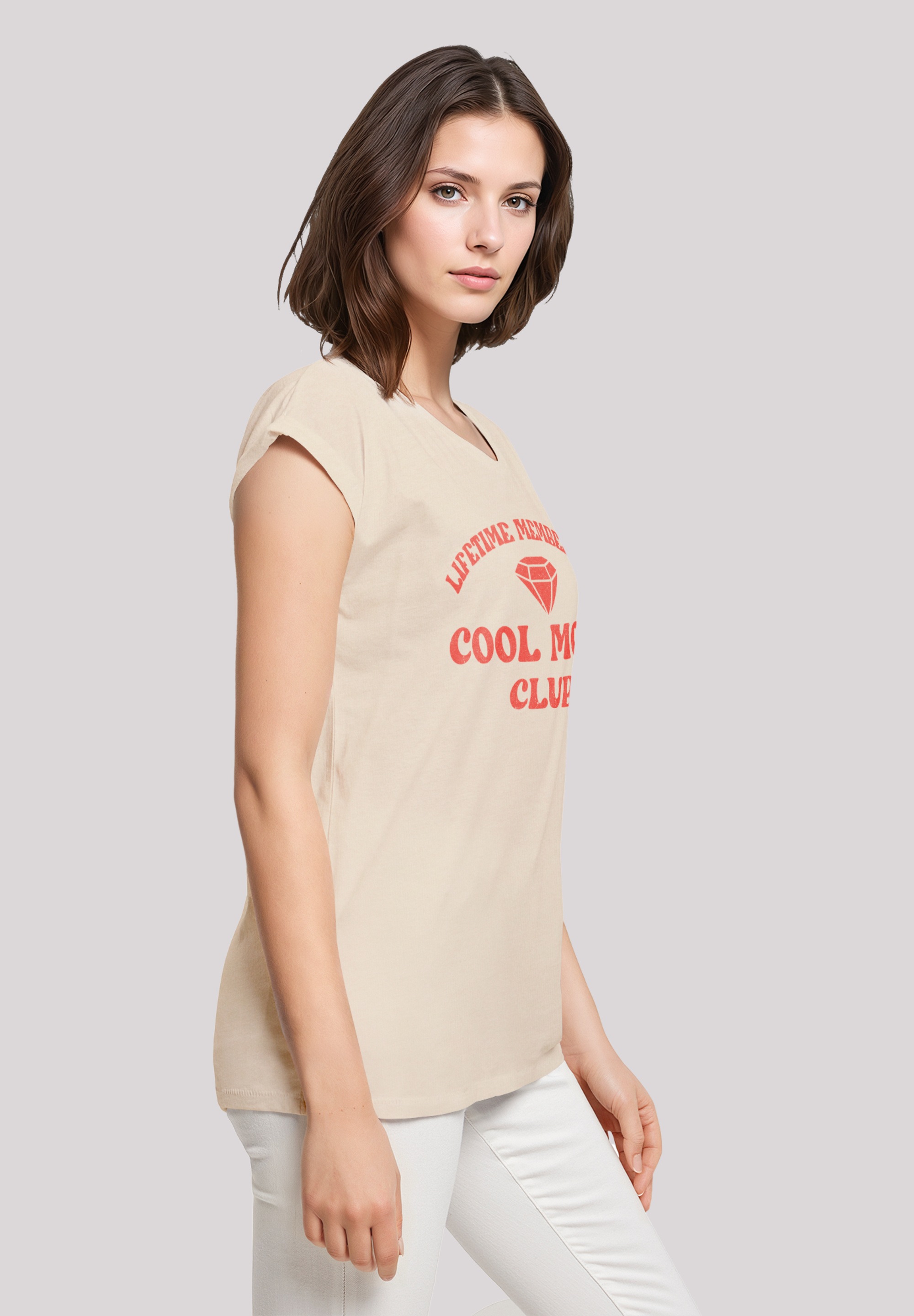 F4NT4STIC T-Shirt »Mothers Day Cool Moms Club Membership Trendy Motherhood«, Premium Qualität