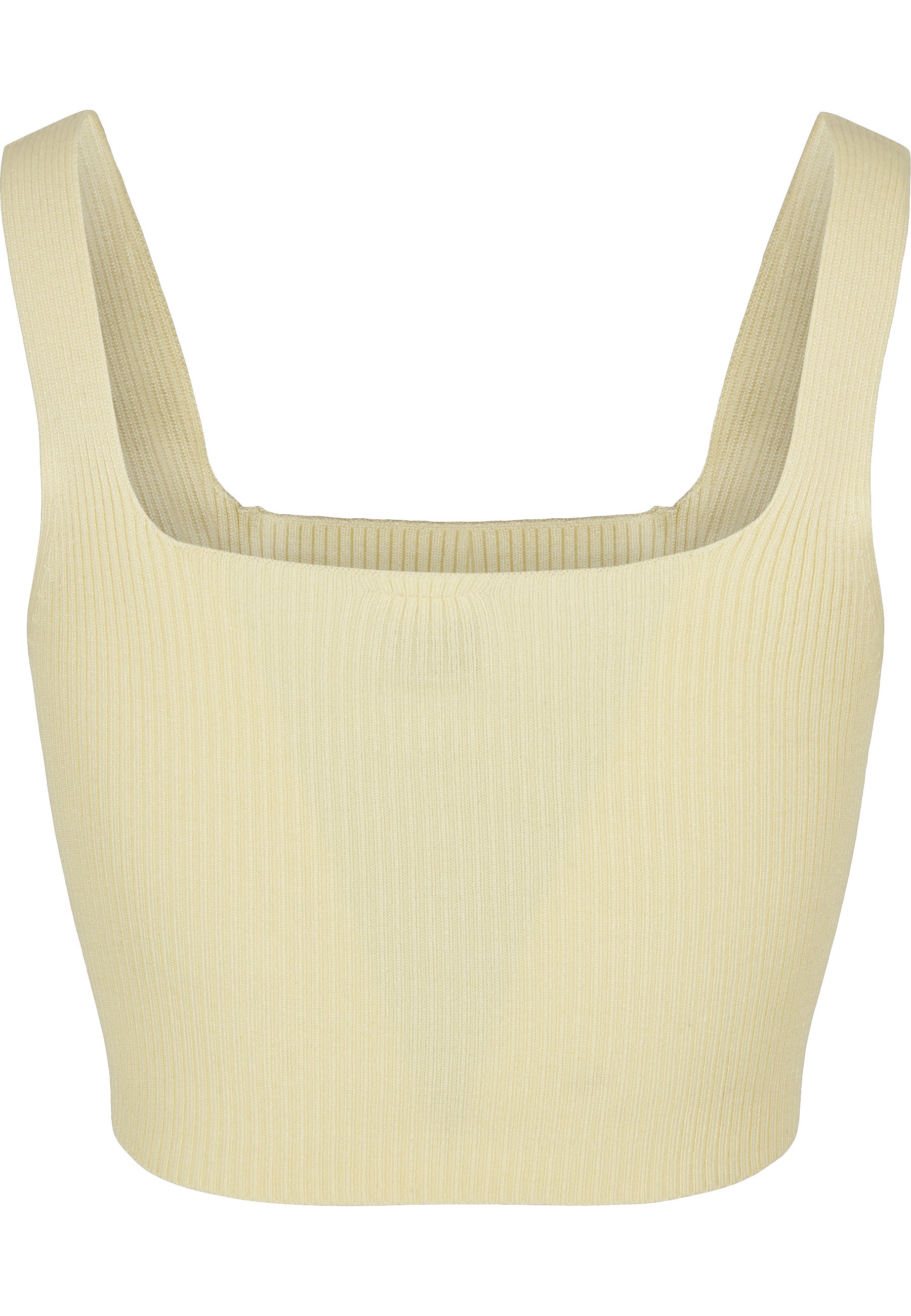 URBAN CLASSICS Tanktop »Urban Classics Damen Ladies Cropped Knit Top« 1 Stk.