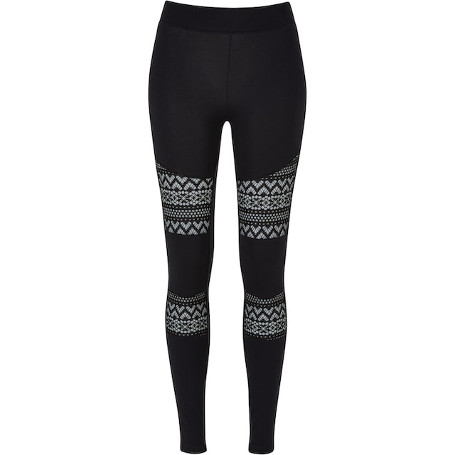 URBAN CLASSICS Leggings »Damen Ladies Crochet Lace Inset Leggings«, (1 tlg.)  online kaufen | BAUR