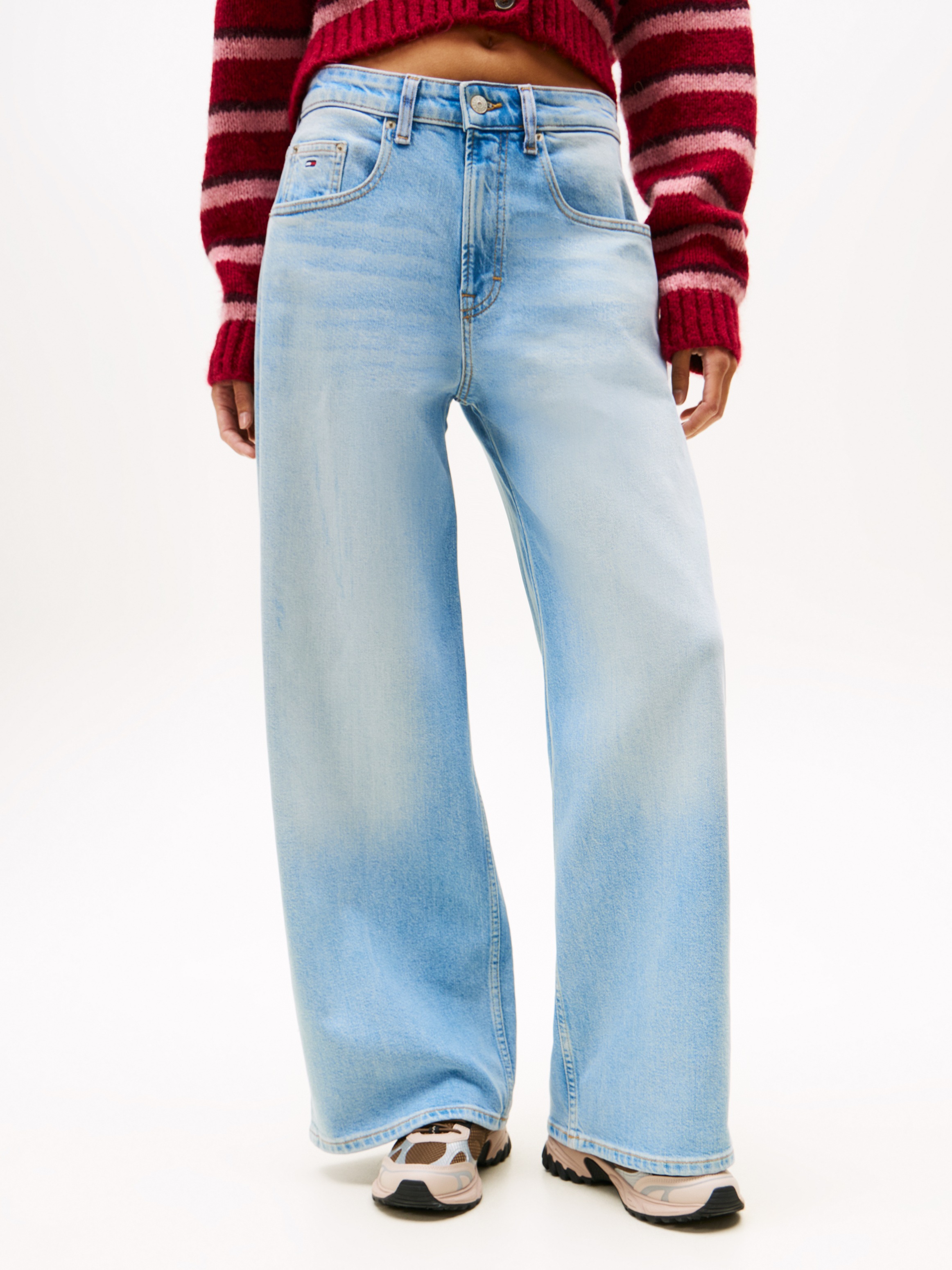 Thumbnail - Tommy Jeans Loose-fit-Jeans "CHARLIE MR LOOSE WD", mit Logostickerei