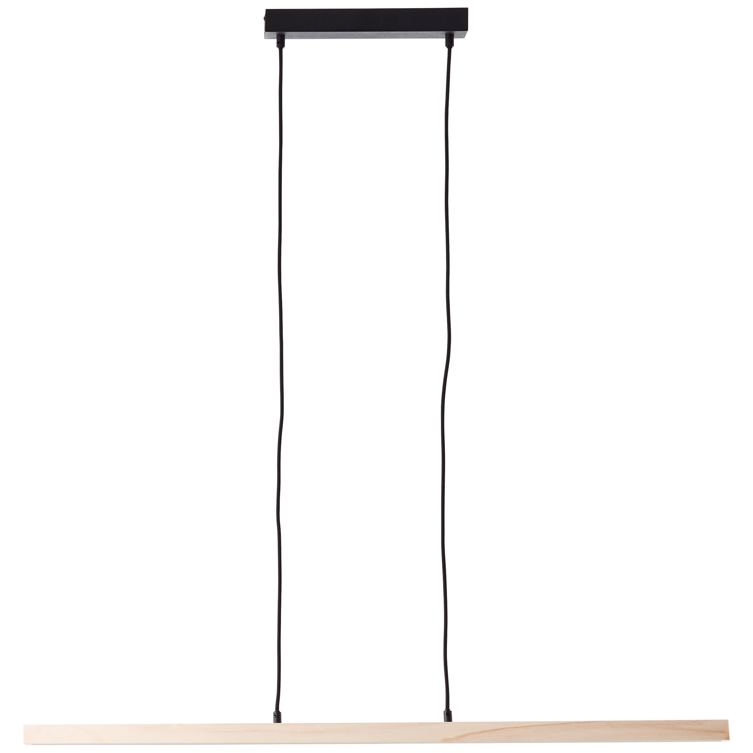 Brilliant LED Pendelleuchte »Arion«, aus Holz, 150 cm Höhe, 103 cm Breite,  2400 lm, 3000 K | BAUR