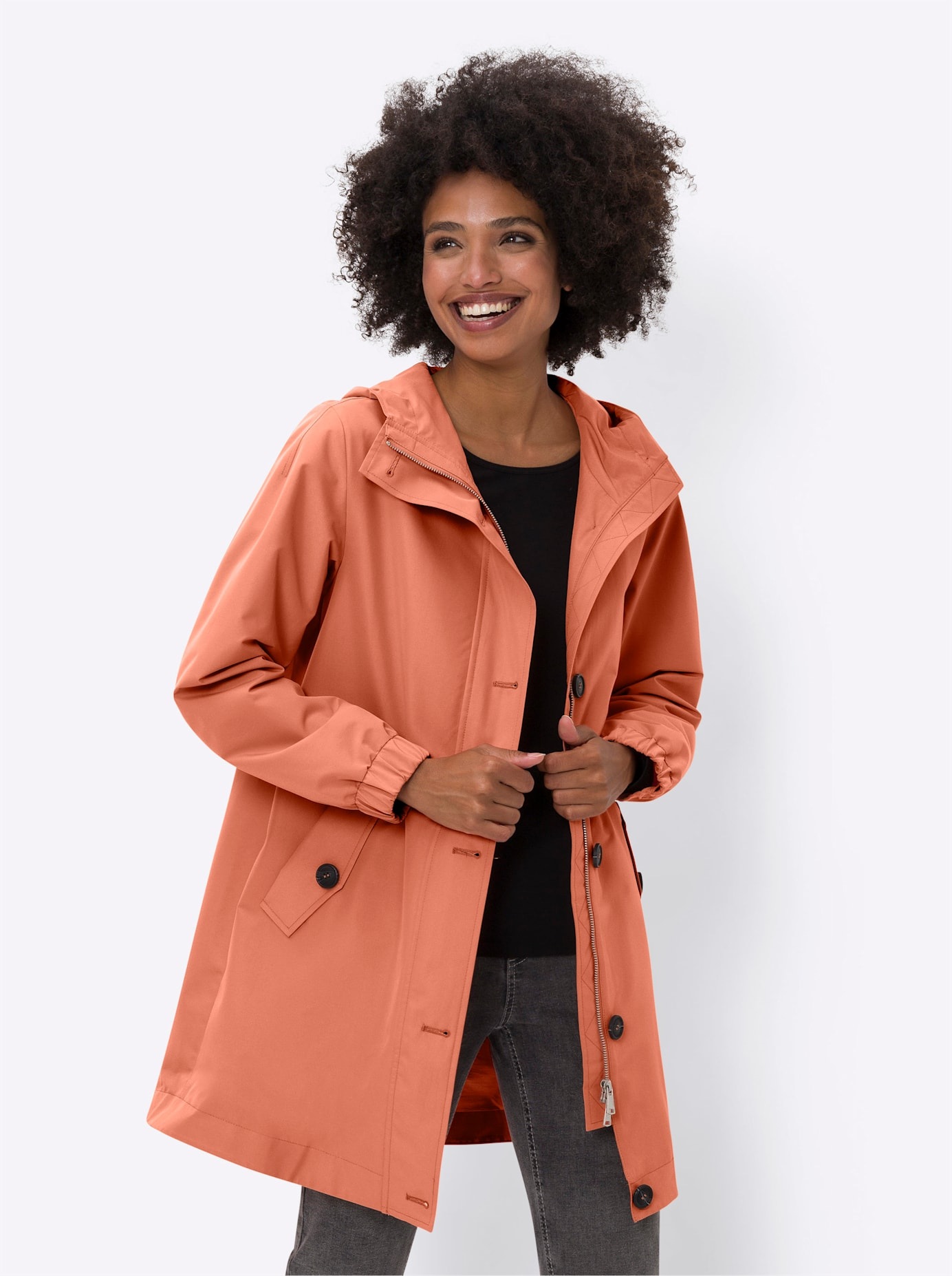 heine Parka, mit Kapuze
