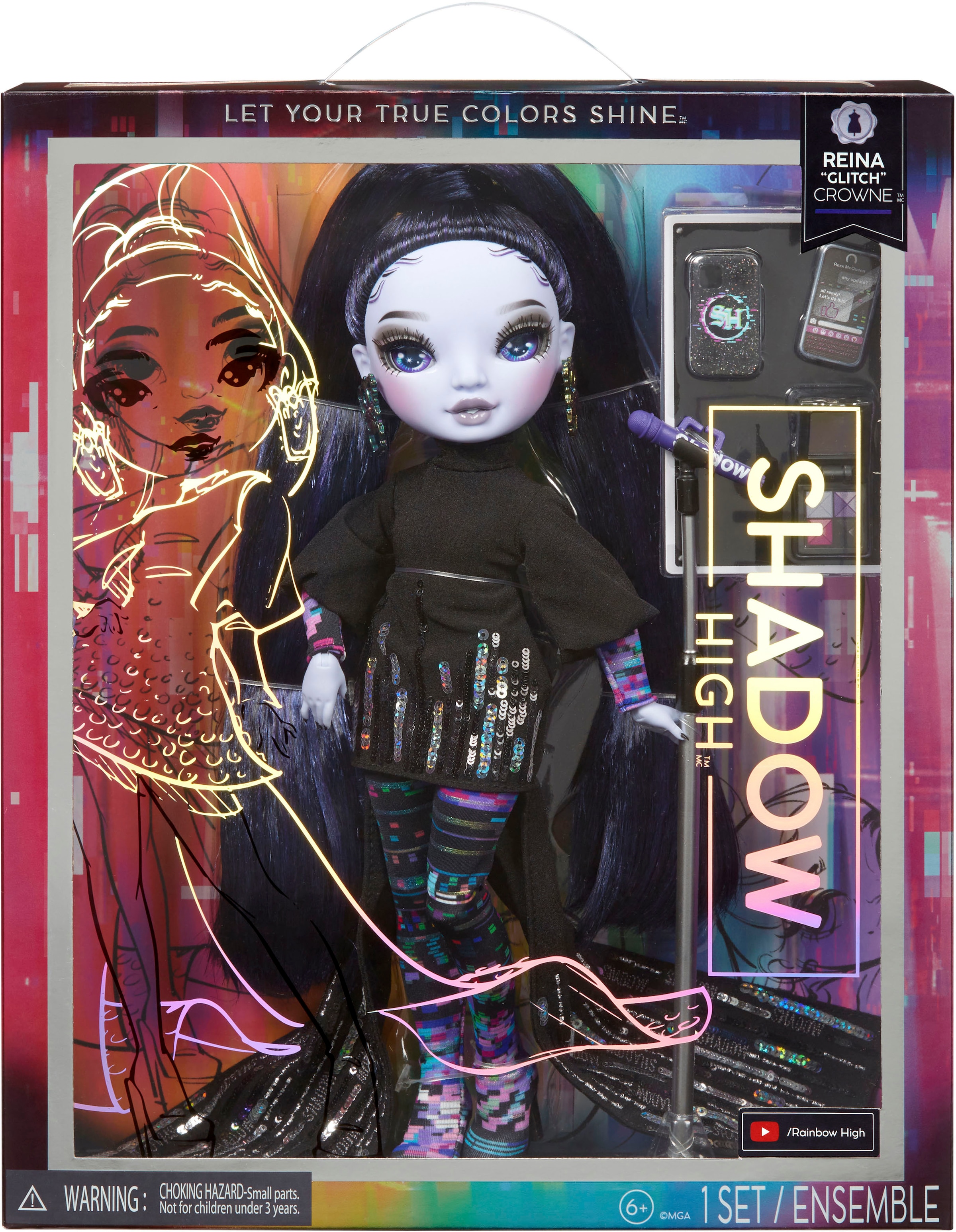 MGA ENTERTAINMENT Anziehpuppe »S23 Fashion - Reina “Glitch” Crowne (Midnight)«