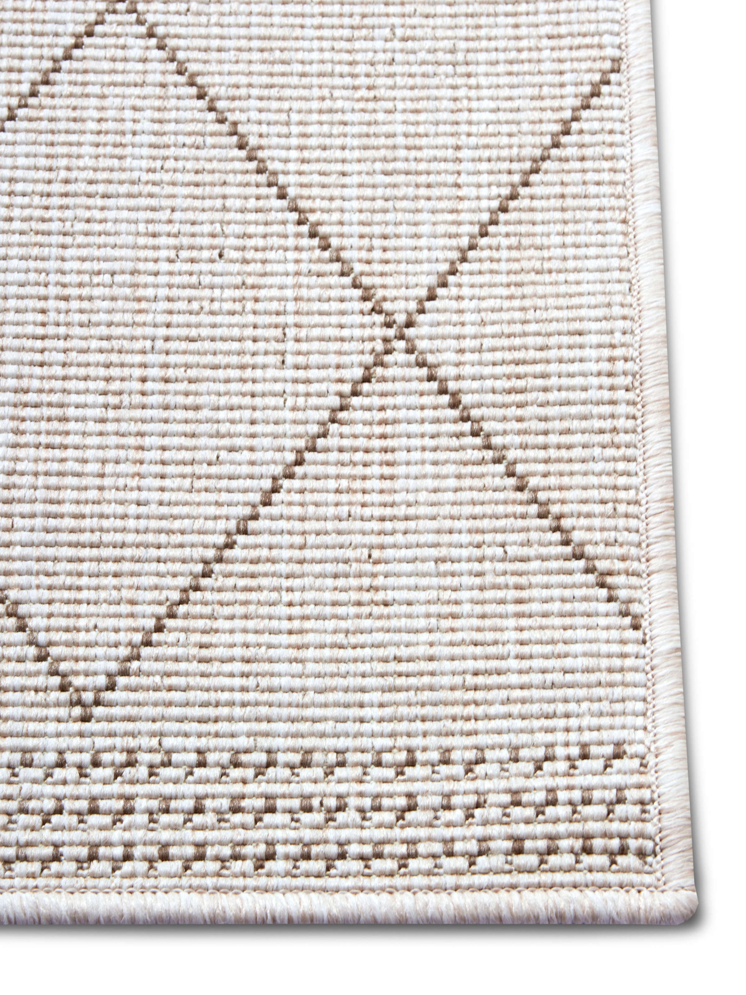 freundin Home Collection Teppich »Daisy«, rechteckig, 5 mm Höhe, In-& Outdoor, Teppich, Wetterfest, Balkon, Garten, Wohnzimmer, Modern
