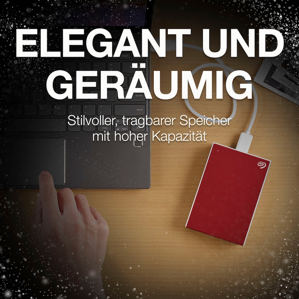 Seagate externe HDD-Festplatte »One Touch Portable Drive 5TB - Red«, 2,5 Zoll