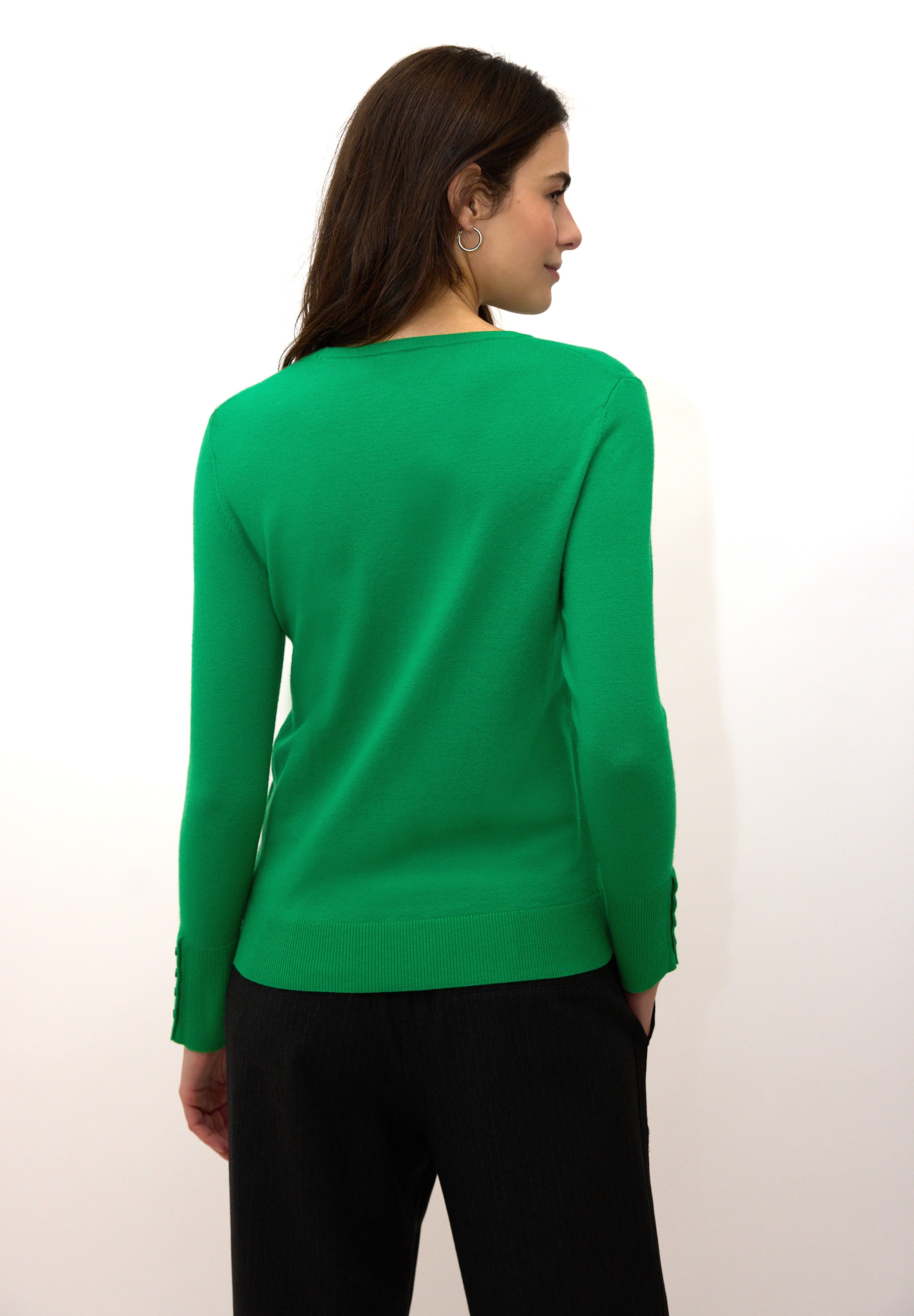 STREET ONE STUDIO Strickpullover mit Rundhalsausschnitt