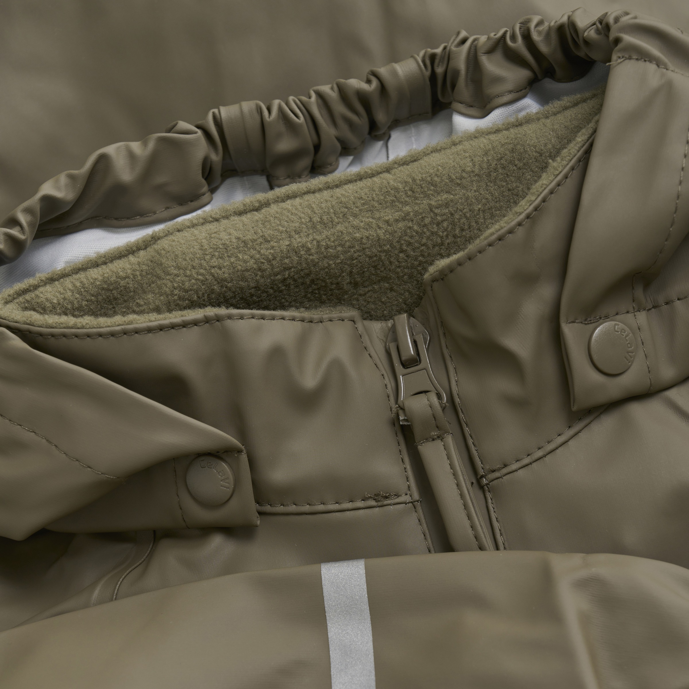 Regenjacke CELAVI "Regenoverall CEMagic", Jungen, Gr. 120, braun (sea turtle), Obermaterial: 100% Polyester PES., Overalls Regenjacke 3