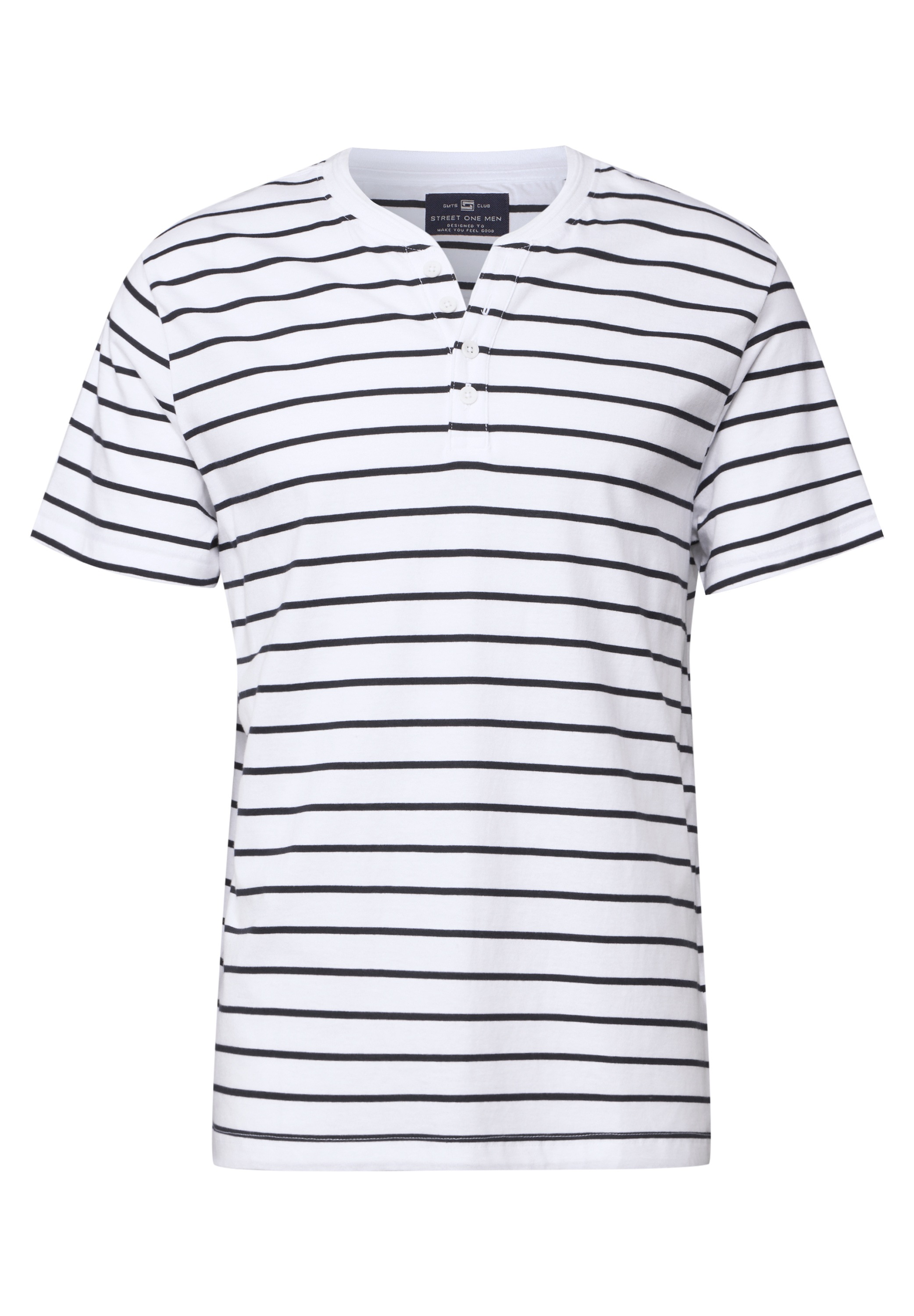 STREET ONE MEN T-Shirt, aus reiner Baumwolle