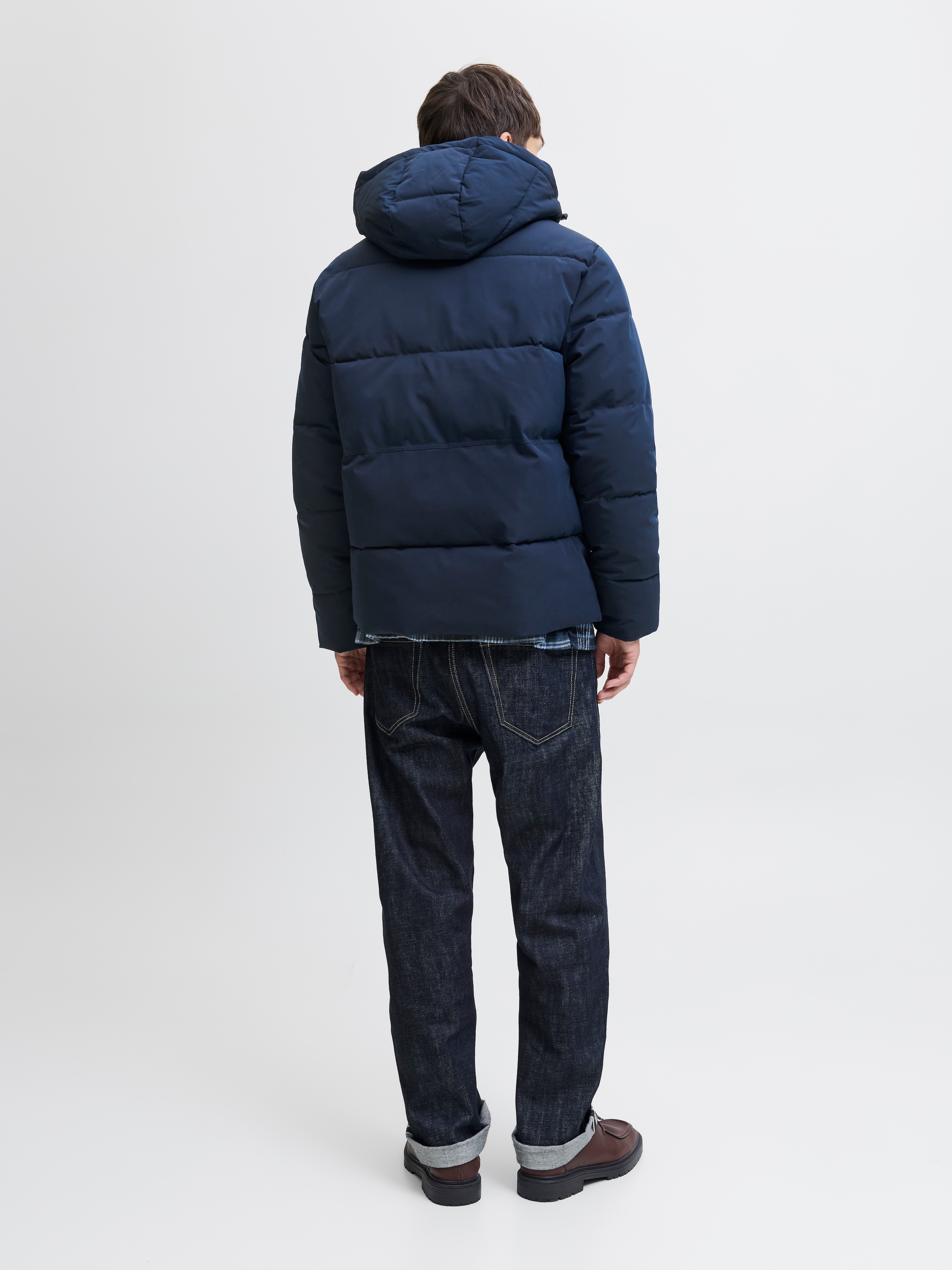 Jack & Jones Steppjacke »JJEOWEN PUFFER SN«, mit Kapuze