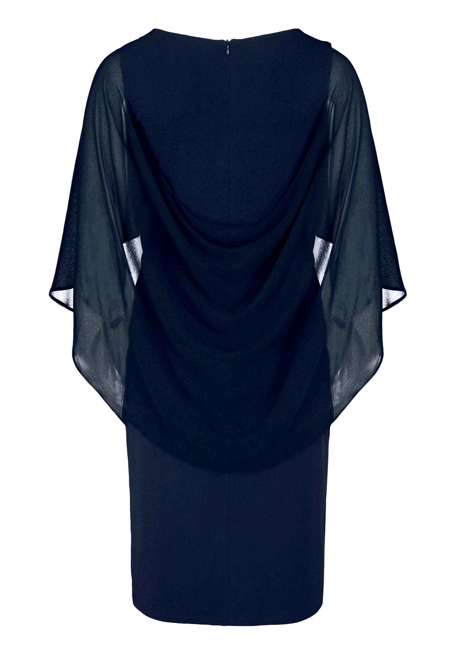Vera Mont Cocktailkleid »Damen mit Raffung« Ohne Tasche Materialmix