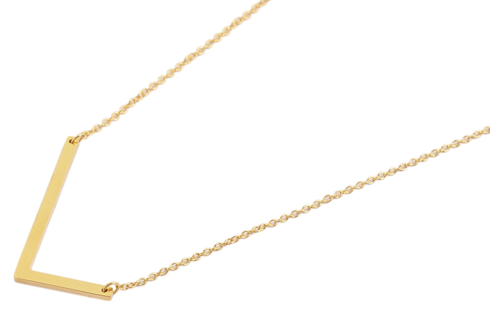 Adelia´s Kette ohne Anhänger »Halskette mit Anhänger – Buchstabe aus Edelstahl« Ideal als Geschenk für besondere Anlässe