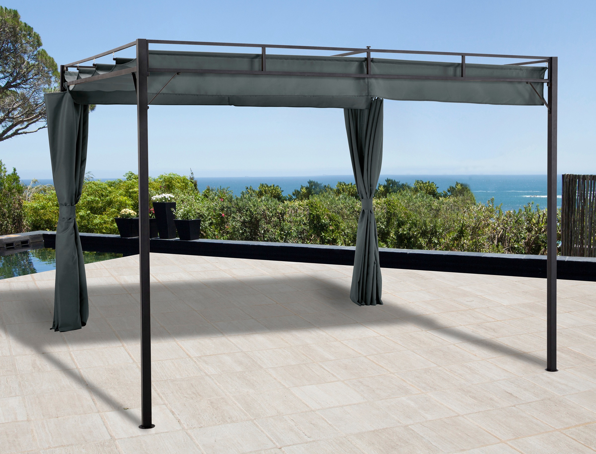 KONIFERA Pavillon-Ersatzdach "Milos", BxT: 300x287 cm günstig online kaufen