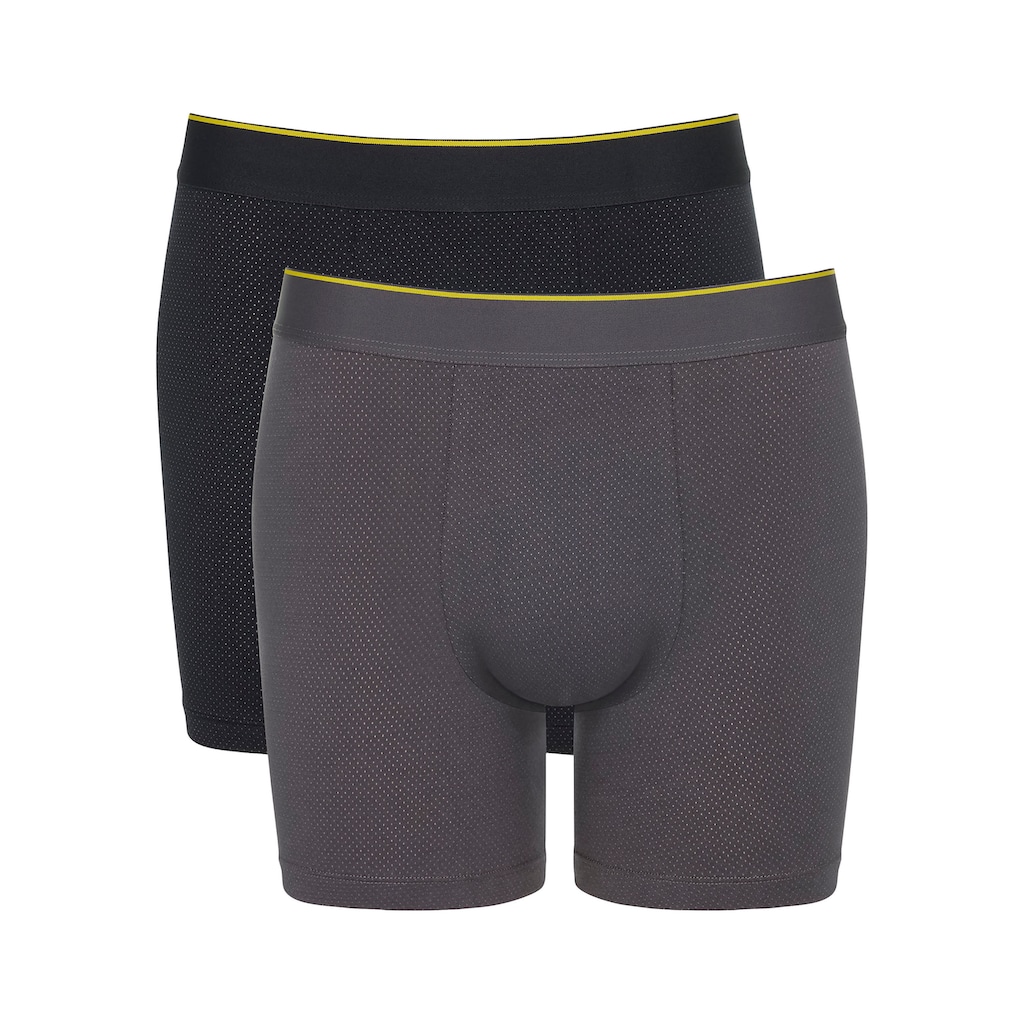 sloggi Boxershorts »men EVER Airy Short C2P«, (Packung, 2 St.), Herren-Short, Trunk, atmungsaktives Mesh