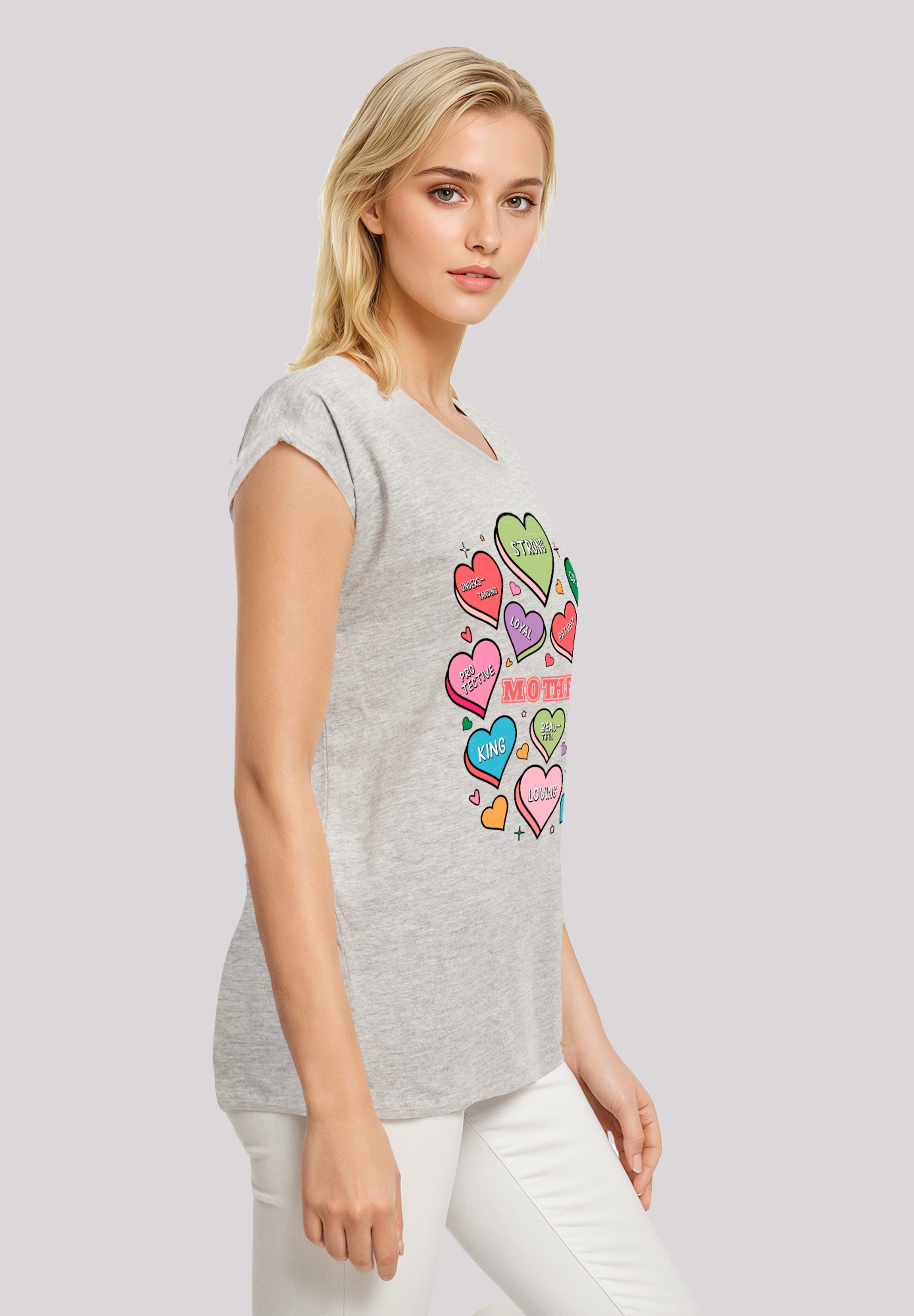 F4NT4STIC T-Shirt »Muttertag Mama Herzen«, Premium Qualität