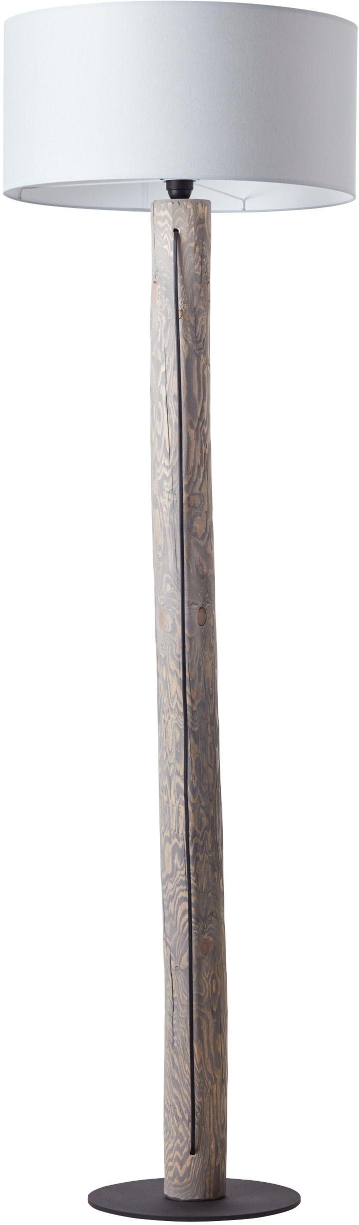 Stehlampe Holz/Textil, H E27, 164 Ø gebeizt/grau kiefer cm, kaufen 50 »Jimena«, Stoffschirm, cm, Brilliant BAUR 1 | flammig-flammig,