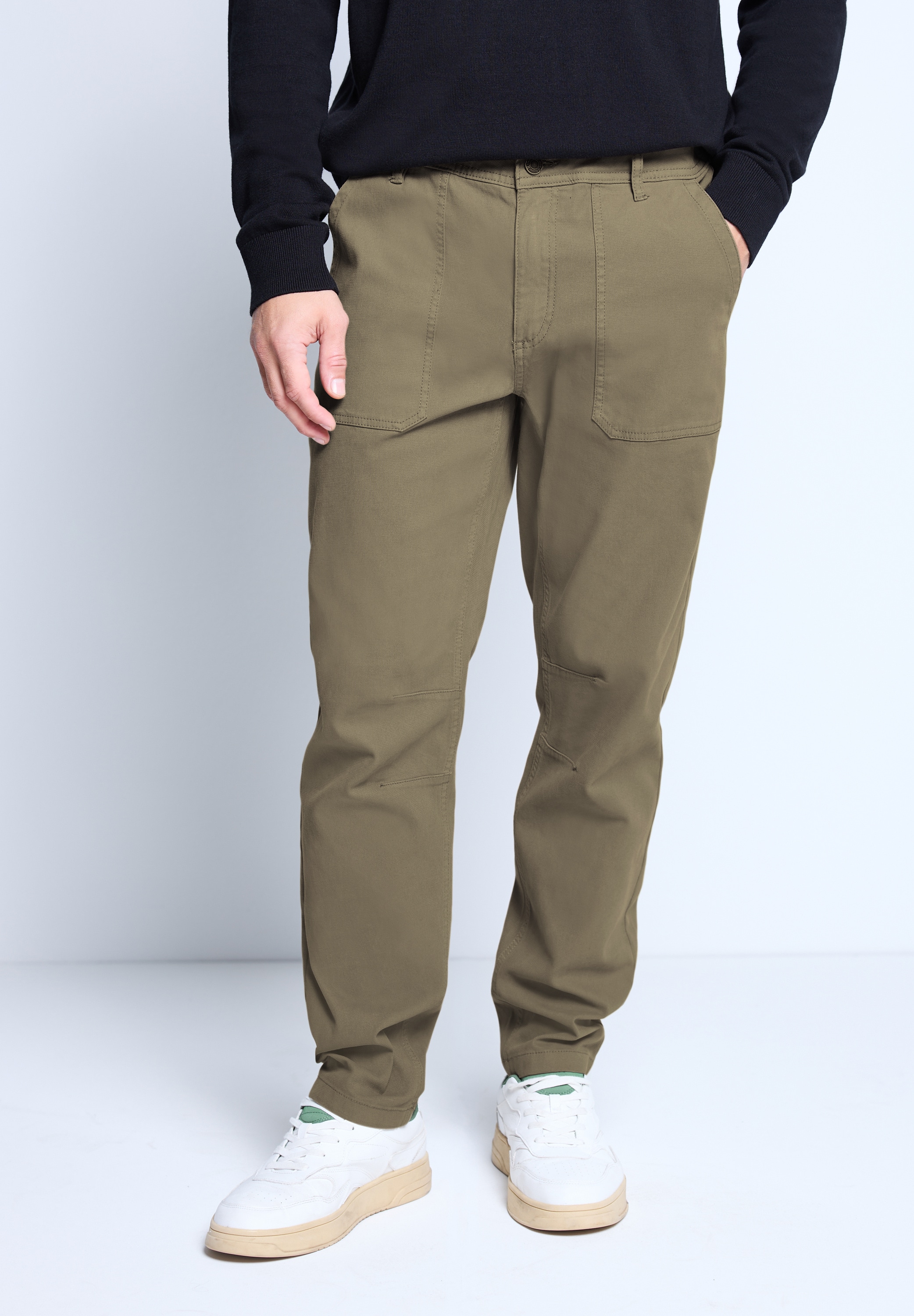 STREET ONE MEN Chinohose mit seitlichen Einschubtaschen günstig online kaufen