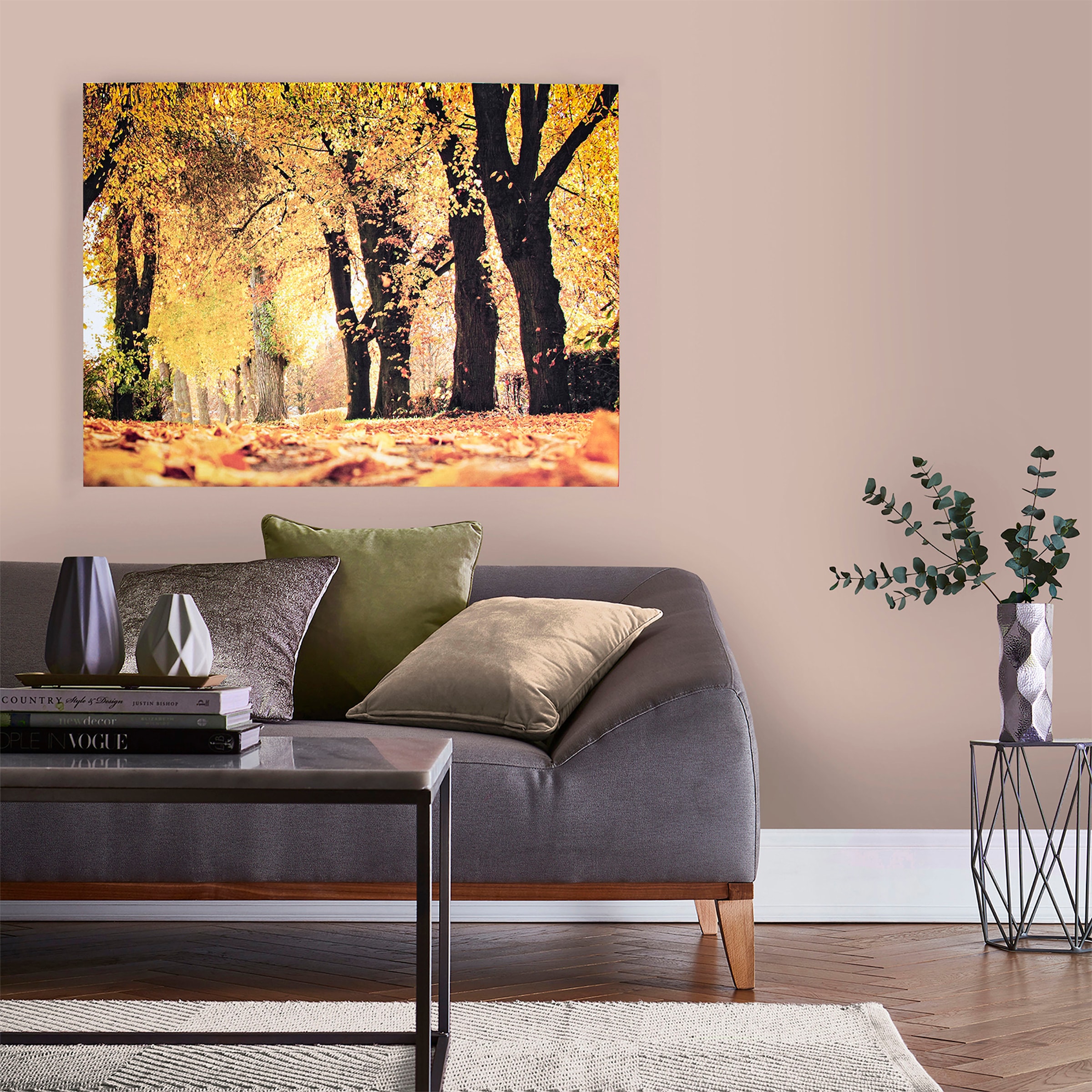 Art for the home Leinwandbild "Art for the Home Leinwandbild Herbst - 100x7 günstig online kaufen