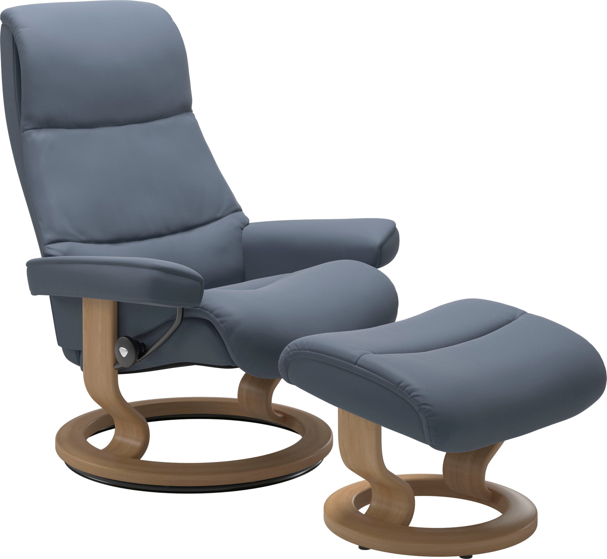 Stressless Fußhocker "View", mit Classic Base,Gestell Eiche