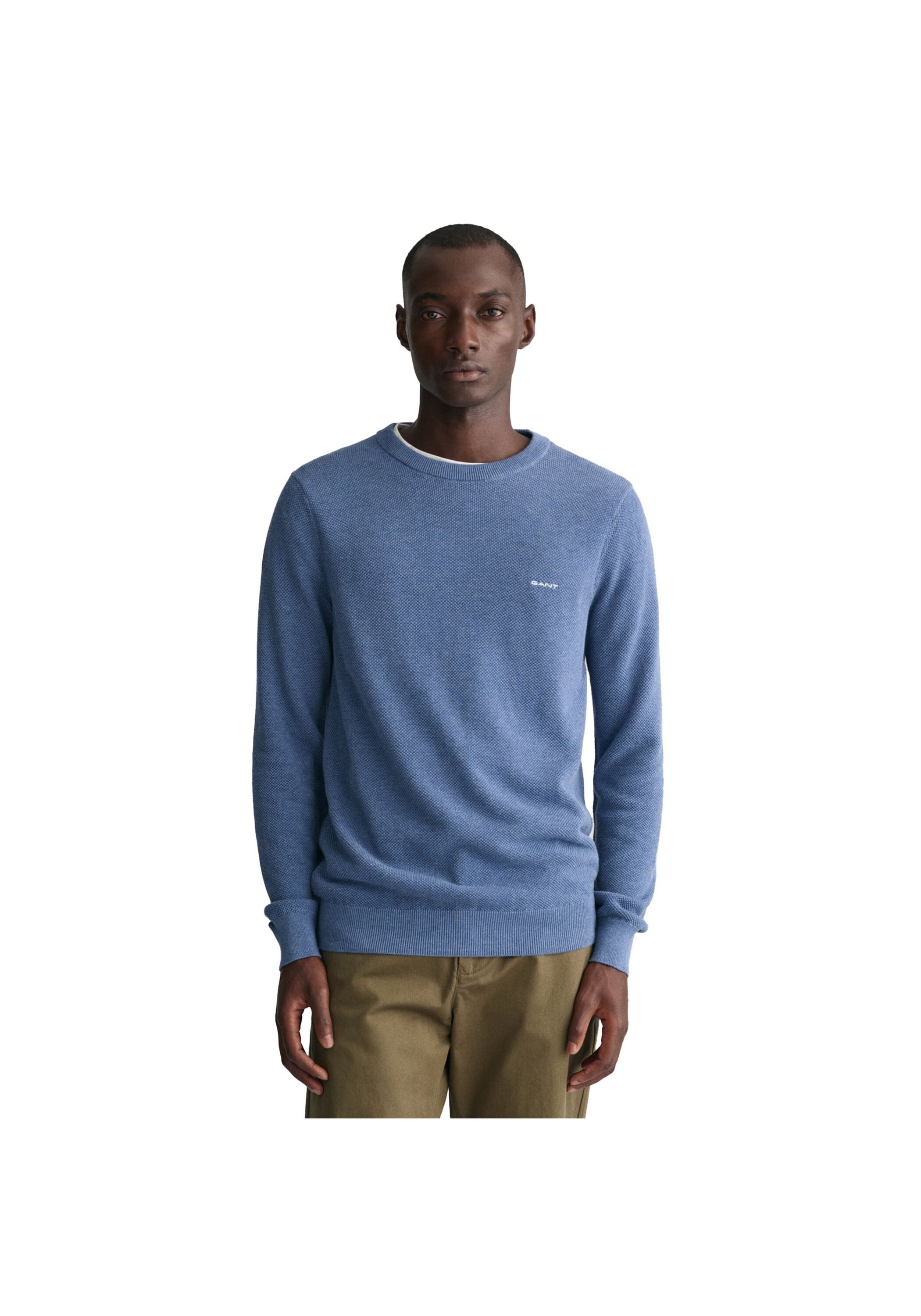 Gant Sweater "Strickpullover COTTON PIQUE C-NECK" günstig online kaufen
