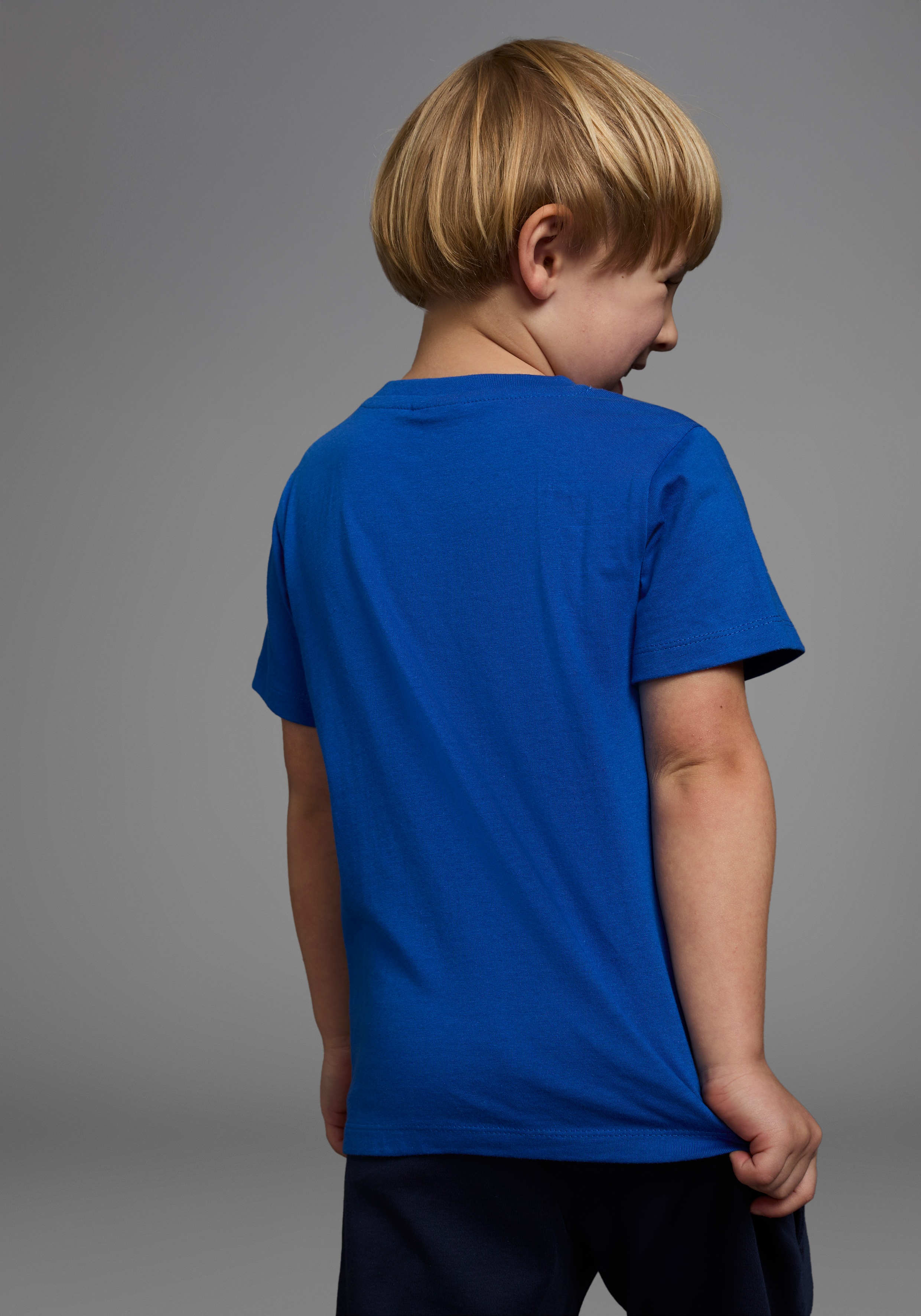 Thumbnail - KIDSWORLD T-Shirt "Fußball-Print: TOOOR" Kurzarm, Basic-Passform, mit Statements/Sprüchen