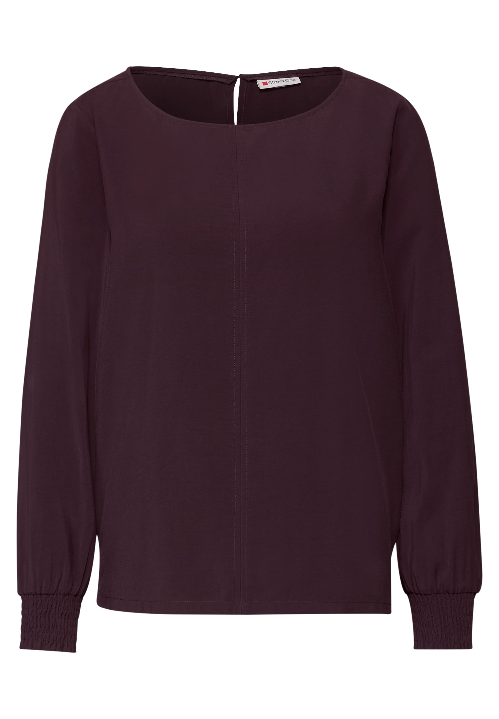 STREET ONE Langarmbluse mit Smok-Details