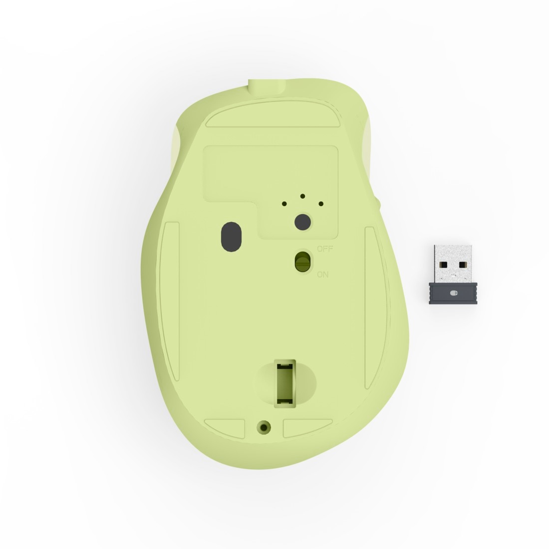 Hama Maus »Funkmaus WM-500 ergonomisch 6 Tasten« Funk Ergonomisch, leise Klicks, Akku, Assist-Taste, DPI-Schalter