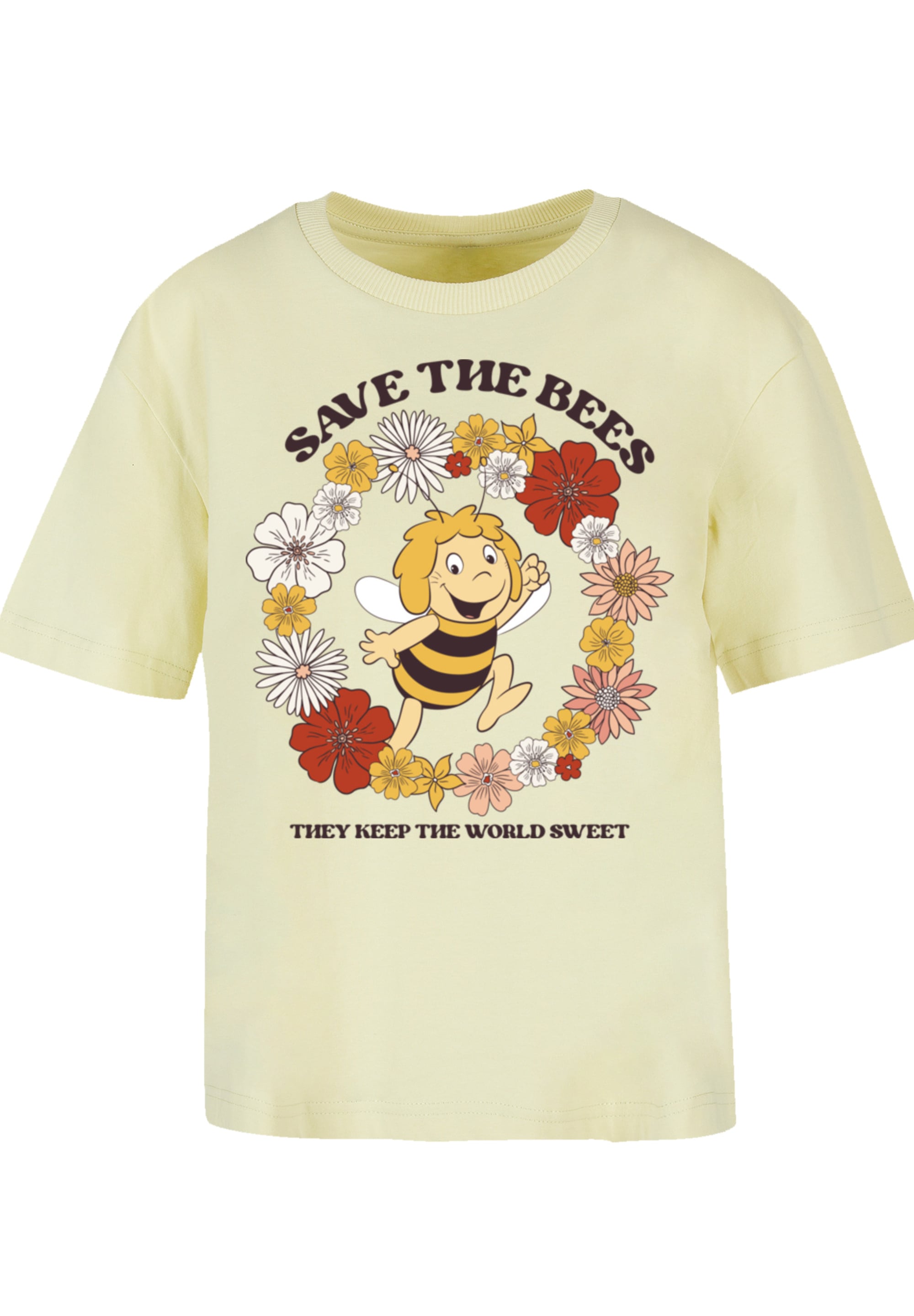 F4NT4STIC T-Shirt »Die Biene Maja Save The Bees«, Premium Qualität, Nostalgie, Kinderserie
