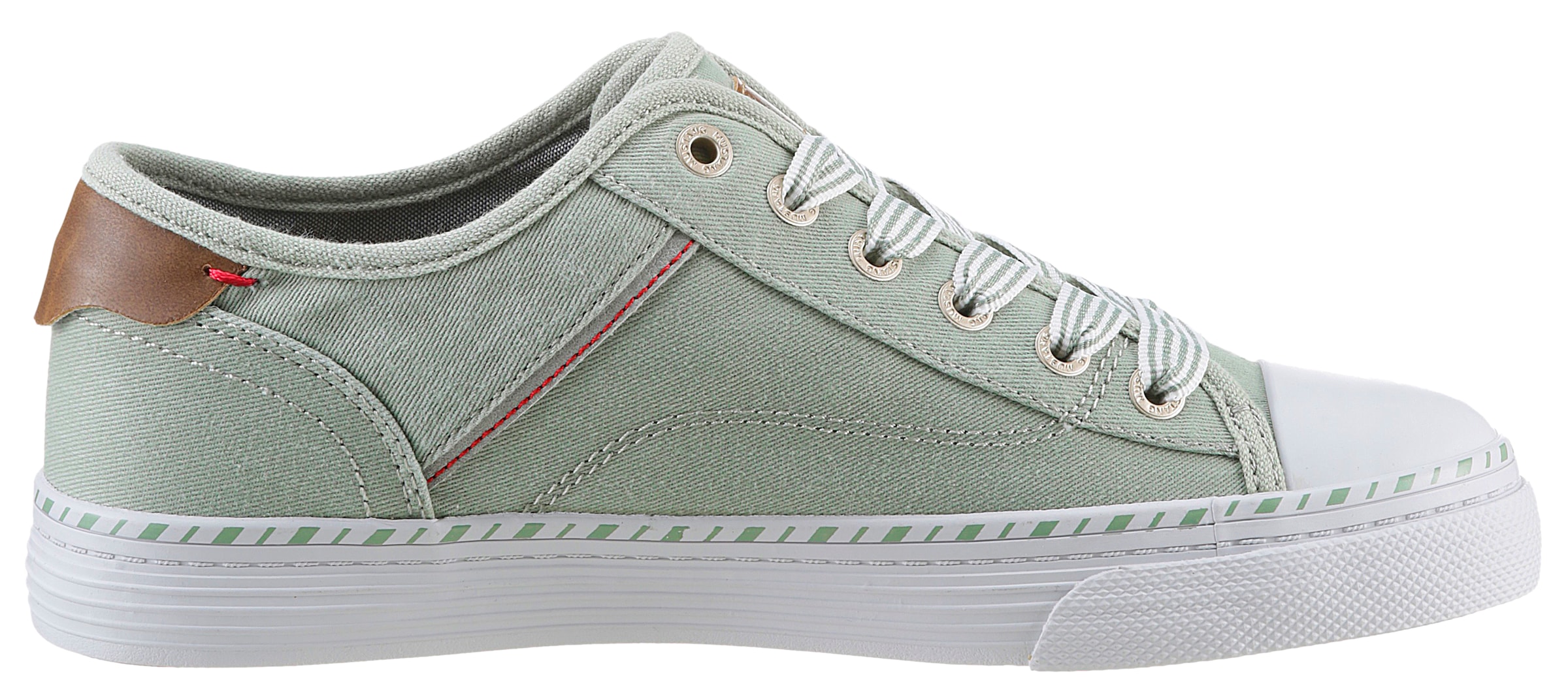 Mustang Shoes Sneaker, Freizeitschuh, Halbschuh, Schnürschuh mit Plateausohle