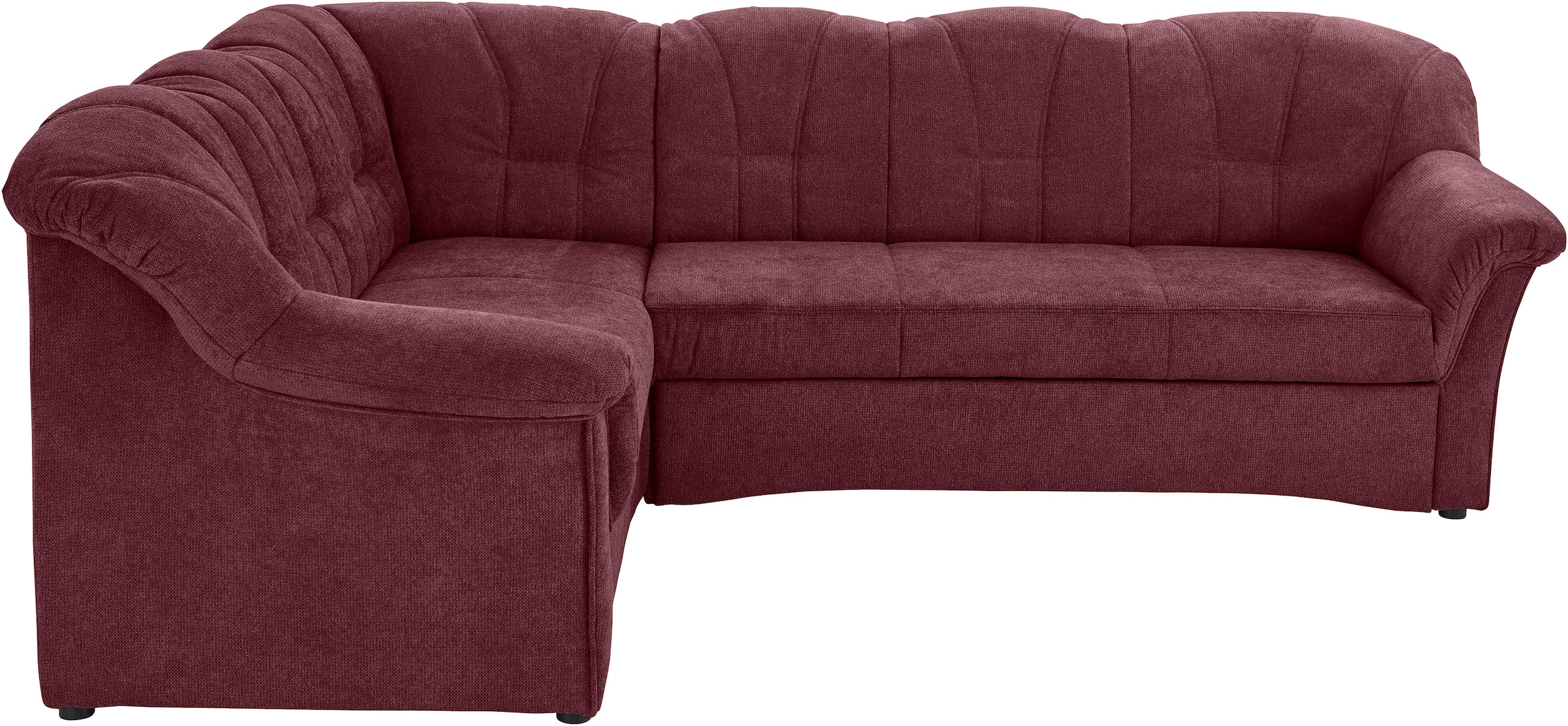 DOMO collection Ecksofa »Papenburg B/T/H: 242/190/84 cm L-Form«, wahlweise mit Bettfunktion, Langer Schenkel links oder rechts