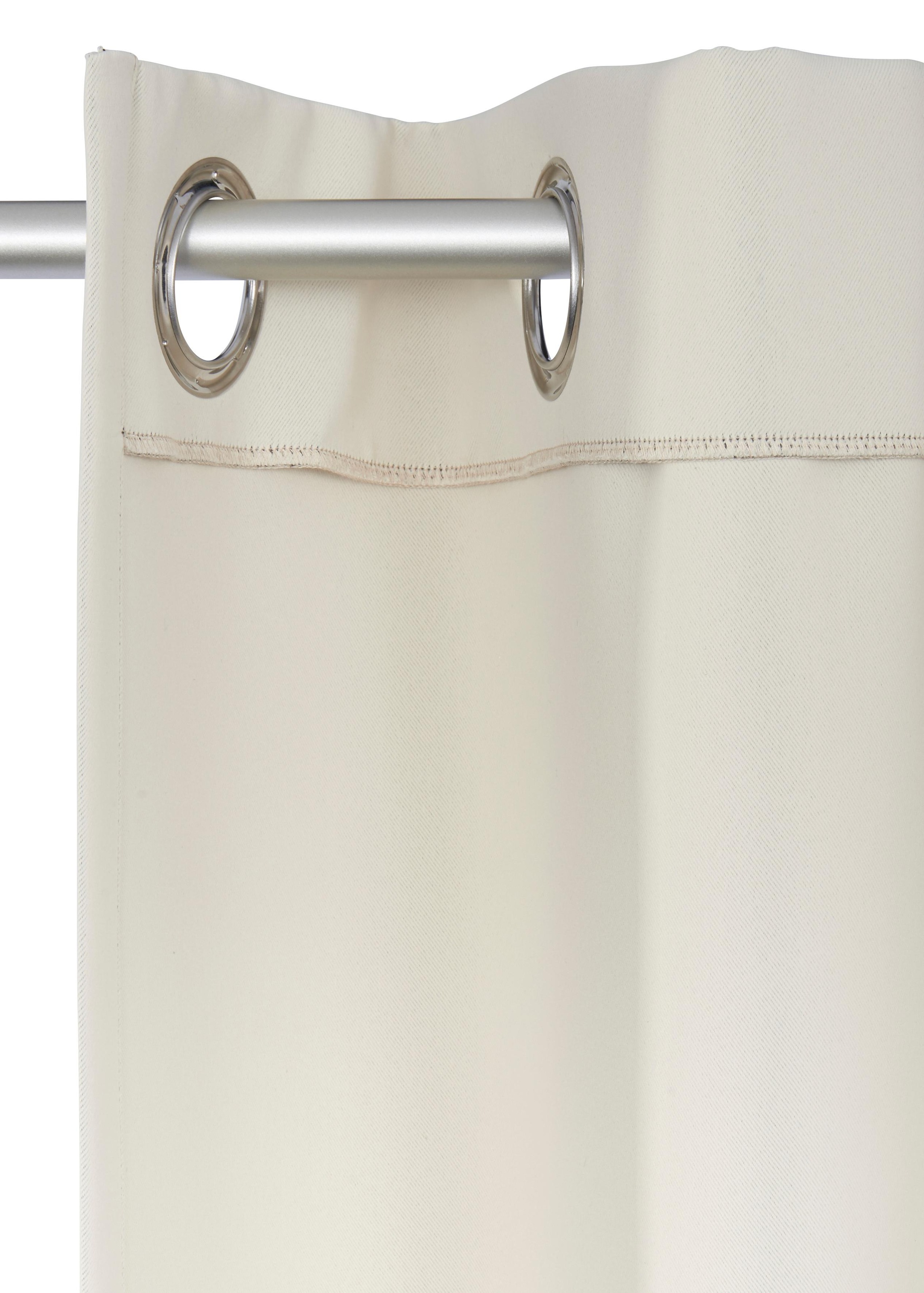 my home Gardine »SOLA« Ösen 1 Stk. tlg. Schal einfarbig, Verdunkelung, 1er oder 2er Set Gardinen