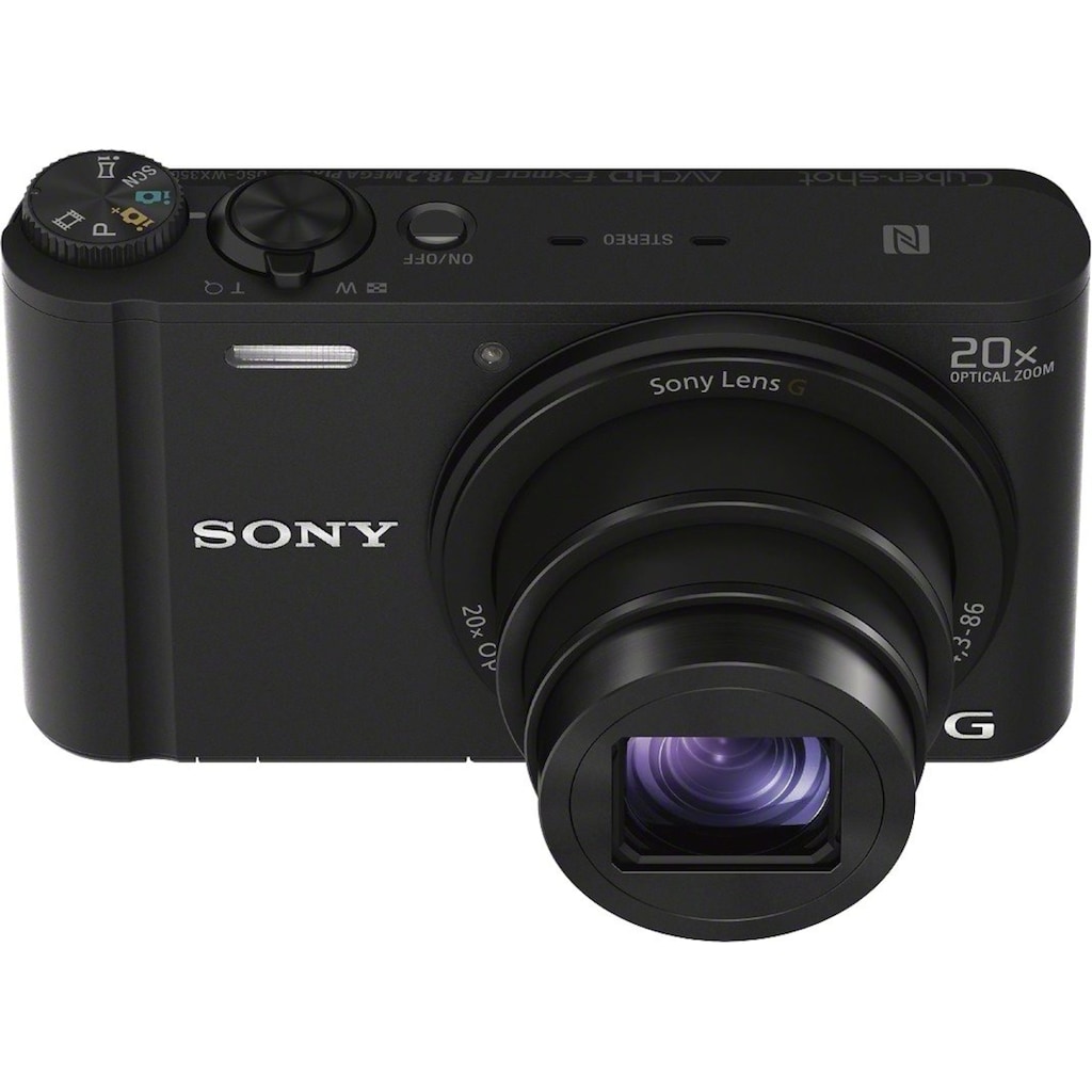 Sony Superzoom-Kamera »Cyber-Shot DSC-WX350«, 25mm Sony G, 18,2 MP, 20 fachx opt. Zoom, WLAN (Wi-Fi)