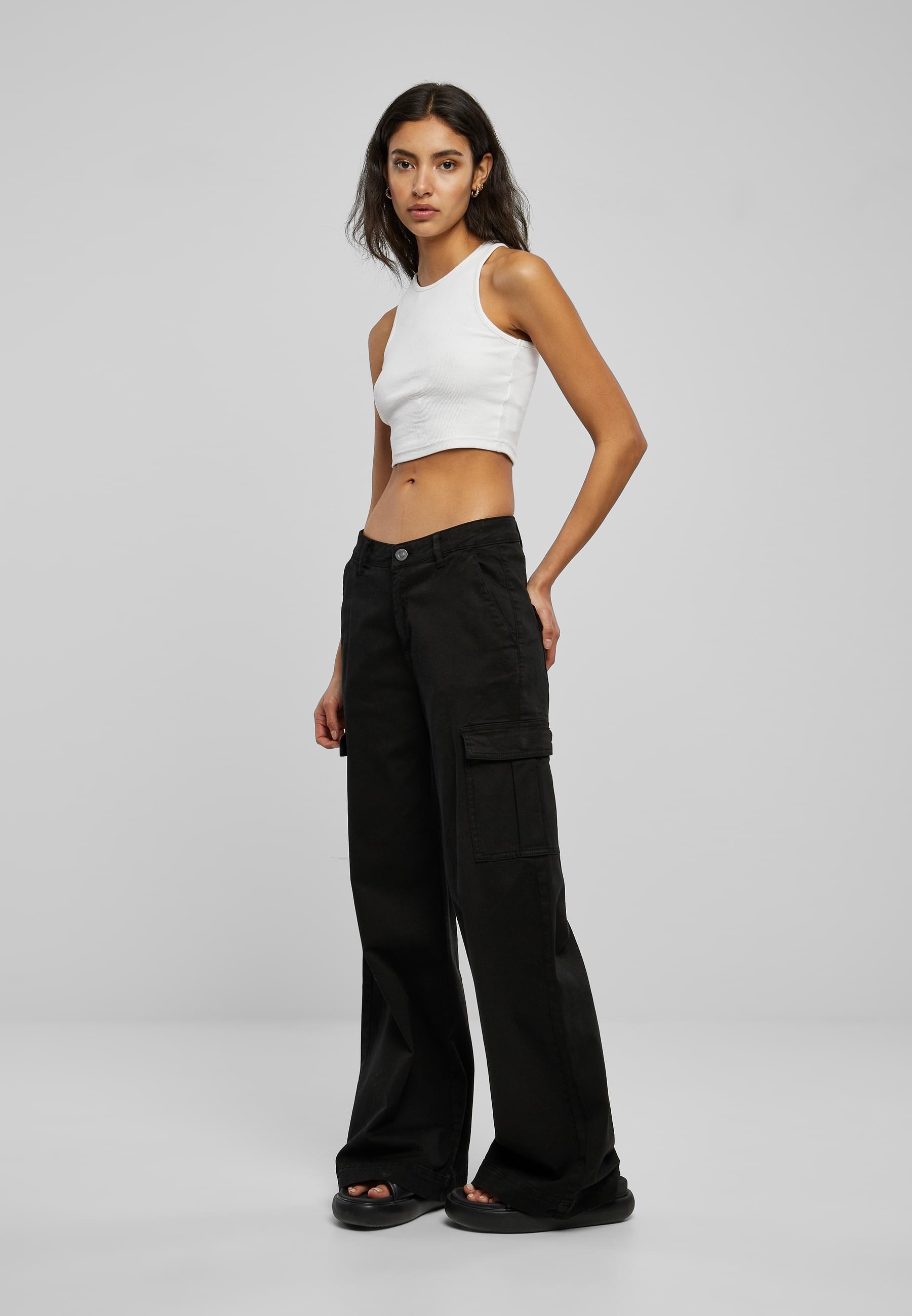 URBAN CLASSICS Stoffhose »Urban Classics Damen«, (1 tlg.)