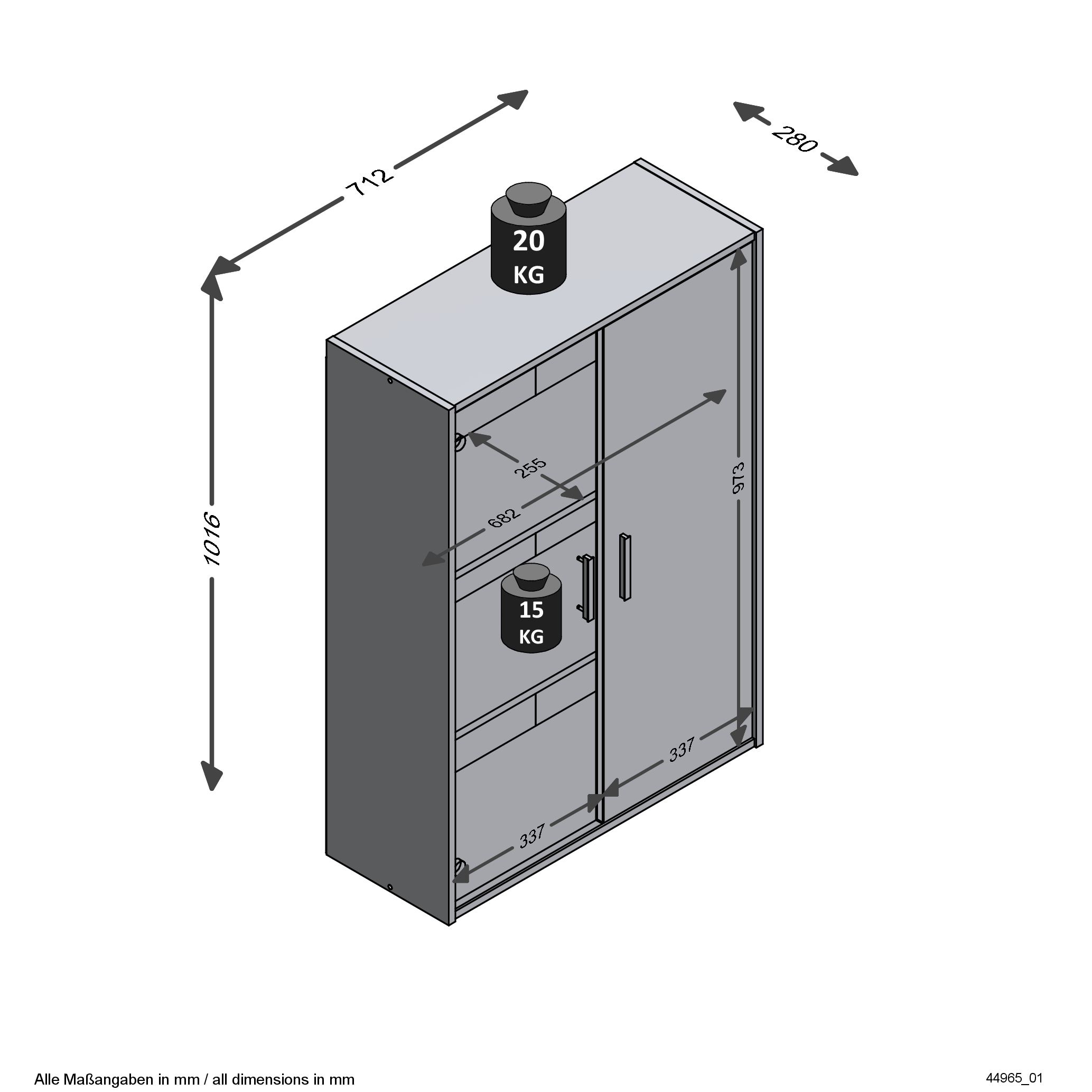 FMD Mehrzweckschrank »Bitz«