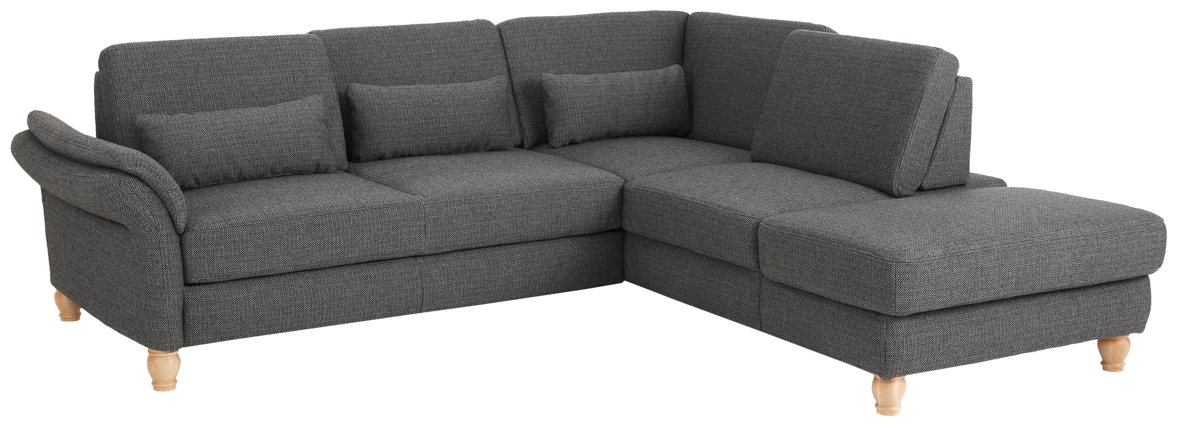 Home affaire Ecksofa »Palace L-Form«, incl. Sitztiefenverstellung, wahlweise mit Bettfunktion und Stauraum