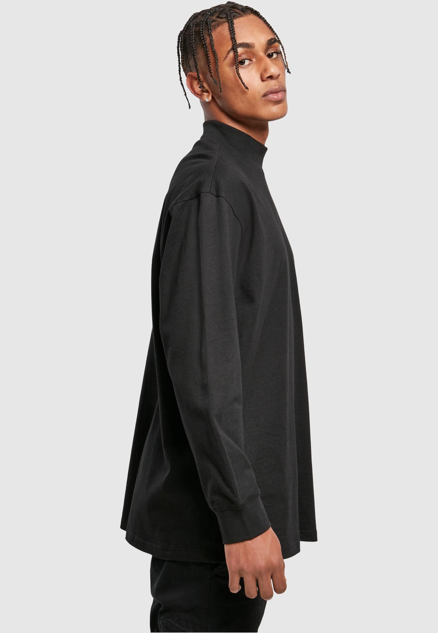 CAYLER & SONS Langarmshirt »Cayler & Sons Herren Prayor Black White Turtleneck Longsleeve«, (1 tlg.)