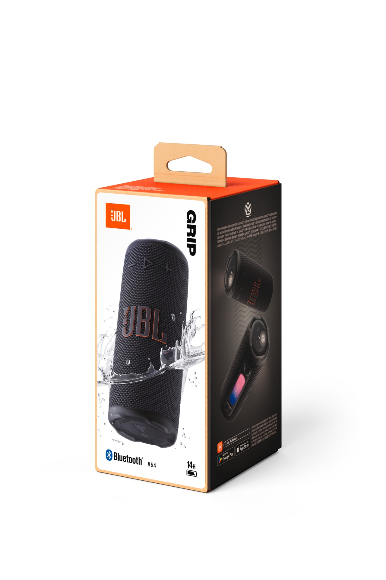 JBL Bluetooth-Lautsprecher »GRIP«, Kompakter Bluetooth-Speaker, starker JBL Pro Sound und Ambient Light