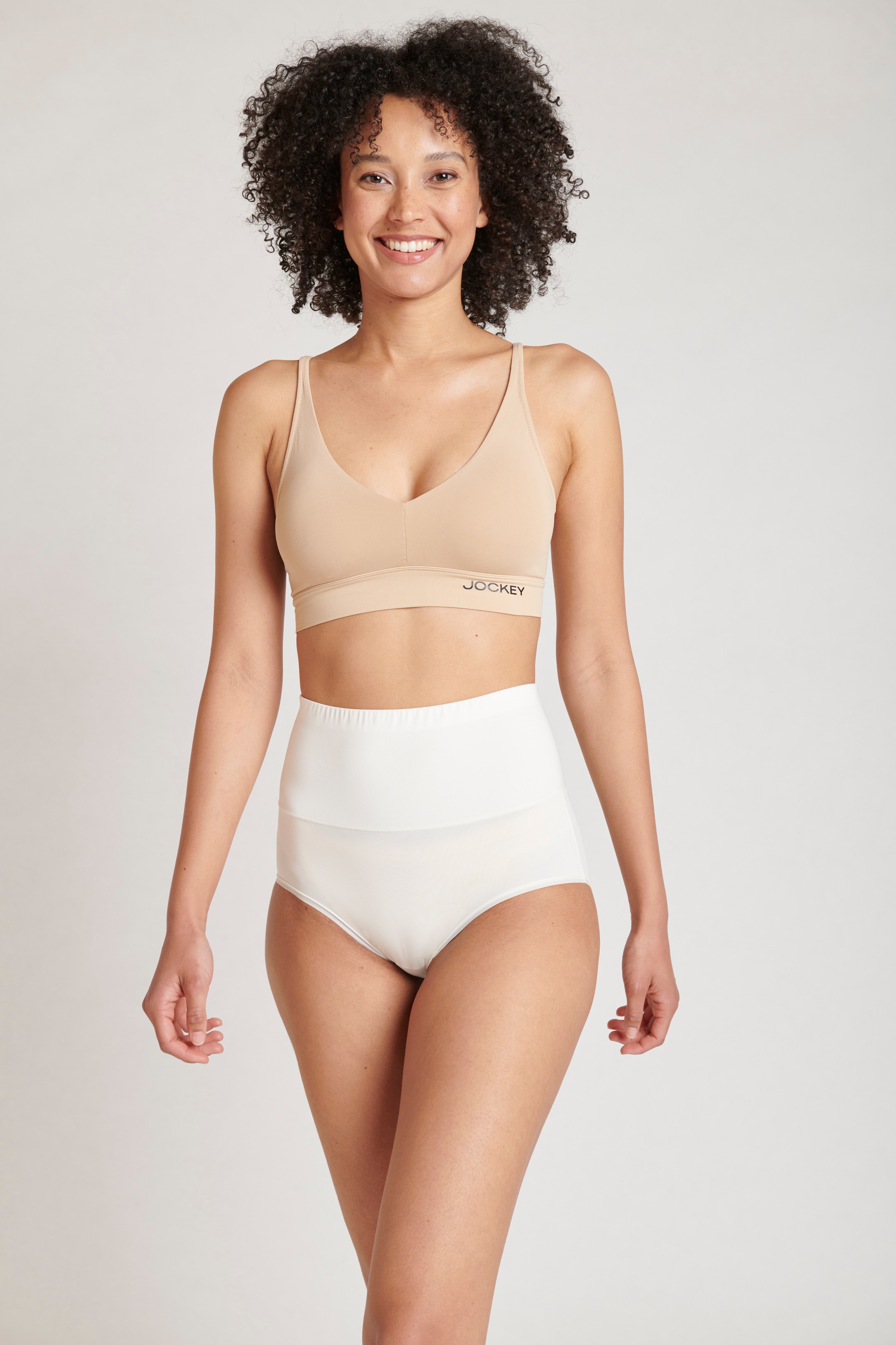 Thumbnail - Jockey Slip "Tummy Smoothing" 3er Pack, mit Shapingeffekt, No-Roll-Bund, elastisch