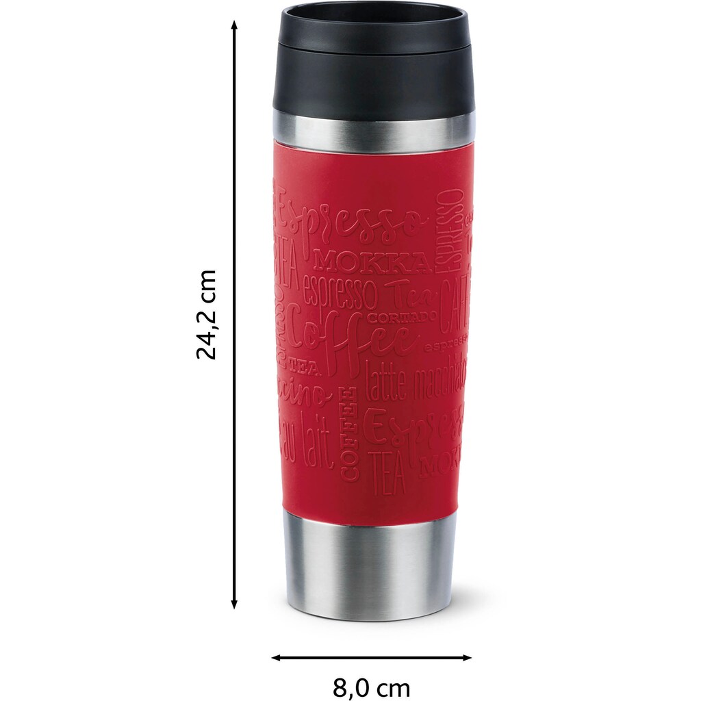 Emsa Thermobecher »Travel Mug Classic«, 4h heiß, 8h kalt, 100% dicht, spülmaschinenfest, 360°-Trinköffnung