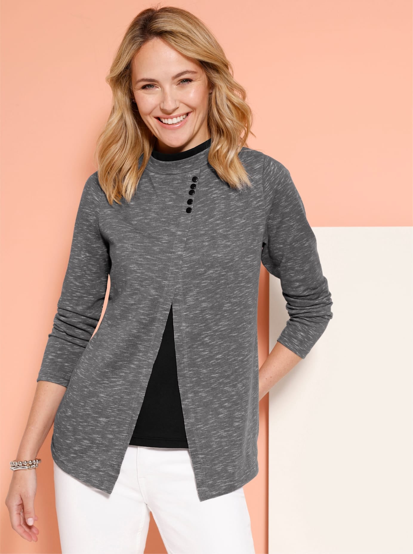 Classic Basics Tunikashirt "Shirttunika" 1 Stk. tlg. günstig online kaufen
