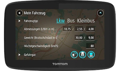 LKW-Navigationsgerät »GO Professional 520«, (Europa (48 Länder) inklusive lebenslanger...
