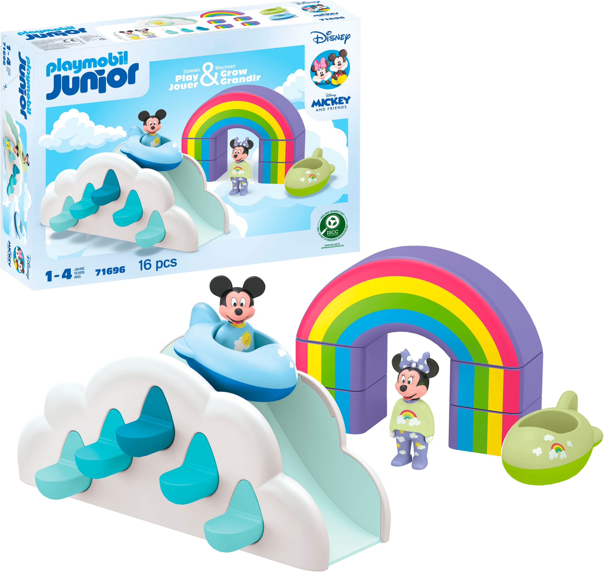 Playmobil® Konstruktions-Spielset »Mickys & Minnies Wolkenhaus (71696), JUNIOR & Disney« Made in Europe
