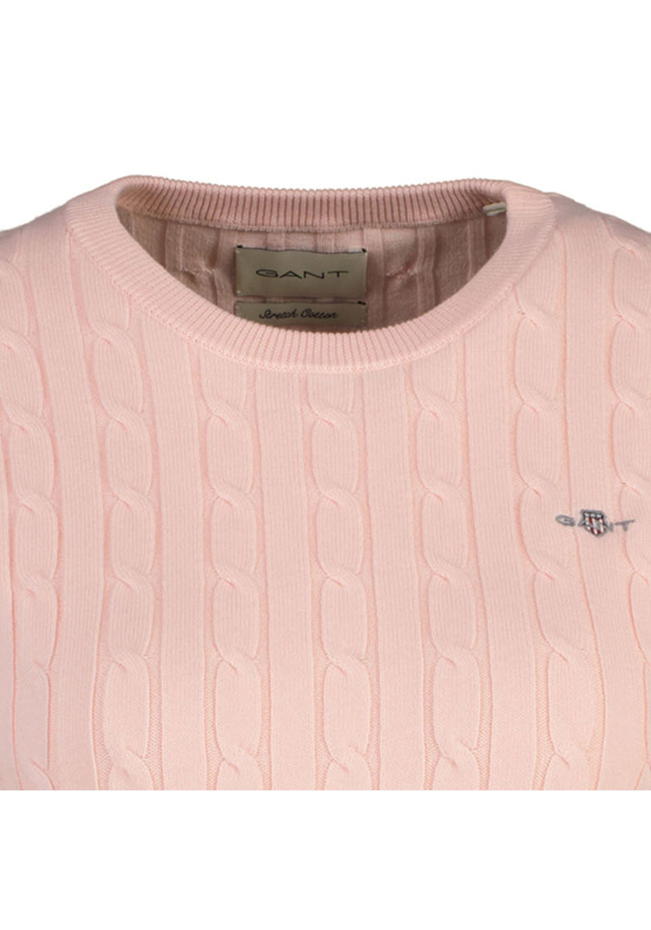 Thumbnail - Gant T-Shirt "T-Shirt STRETCH COTTON CABLE C-NECK 1er Pack"