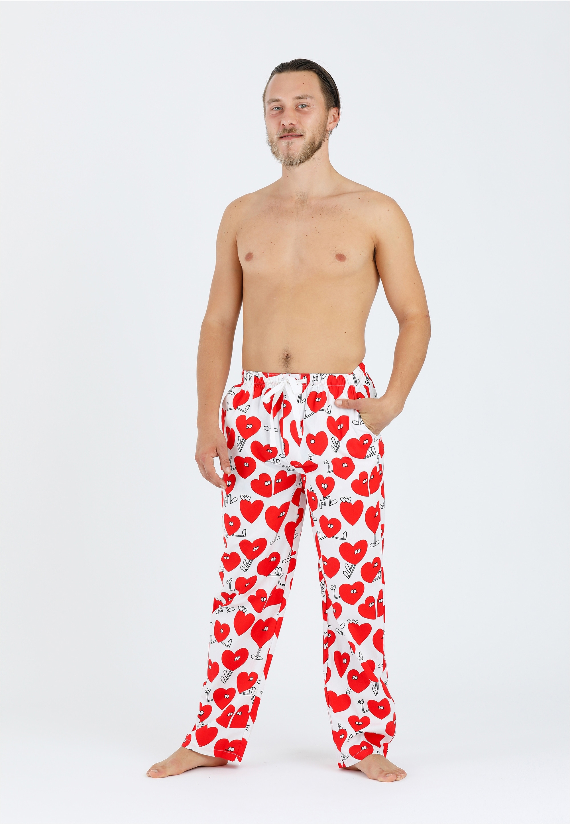 Lousy Livin Stoffhose »Pants Valentines«, mit Herz Print