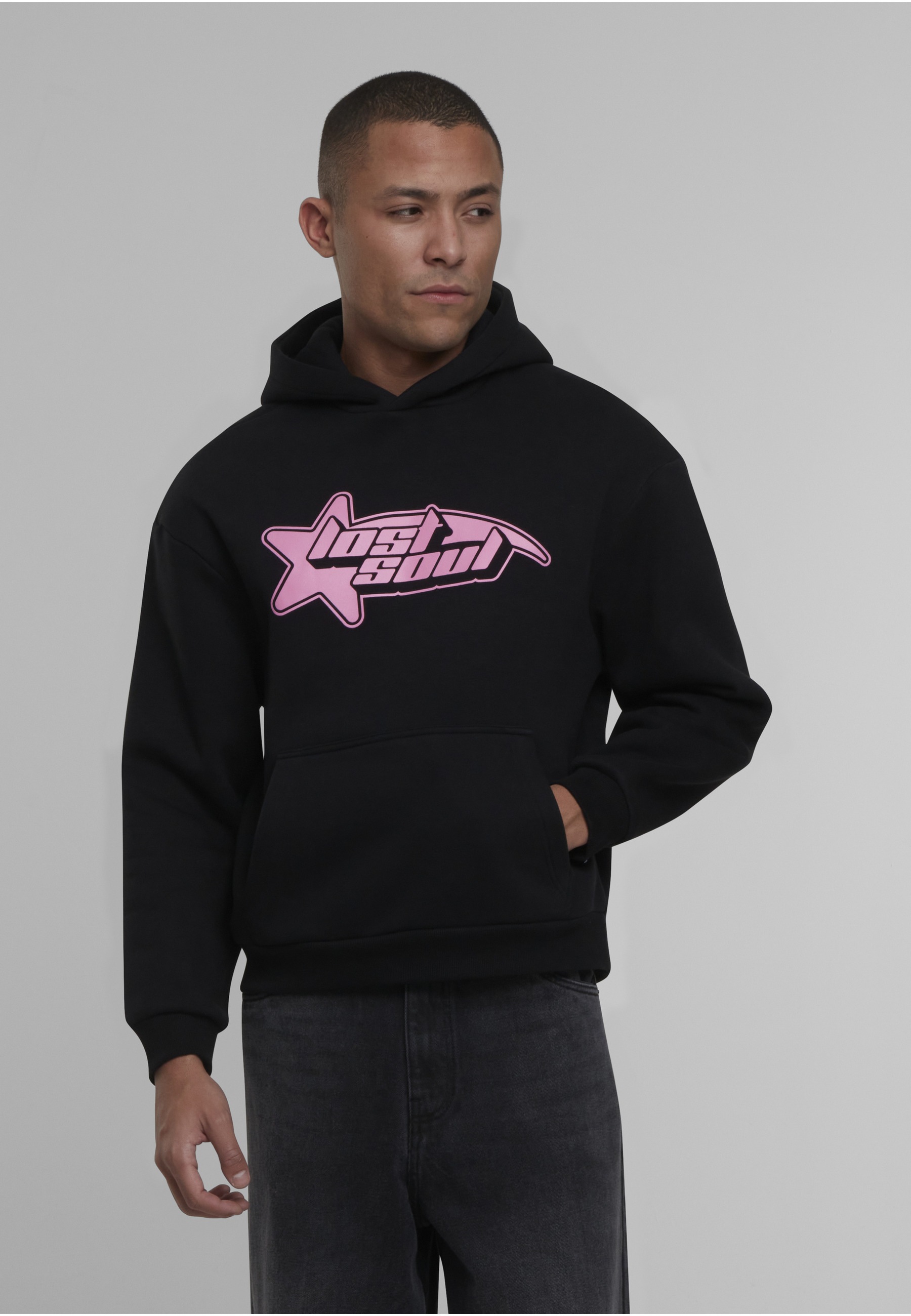 Thumbnail - MisterTee Kapuzenpullover "MisterTee Lost Soul Fluffy Hoody" 1 Stk.