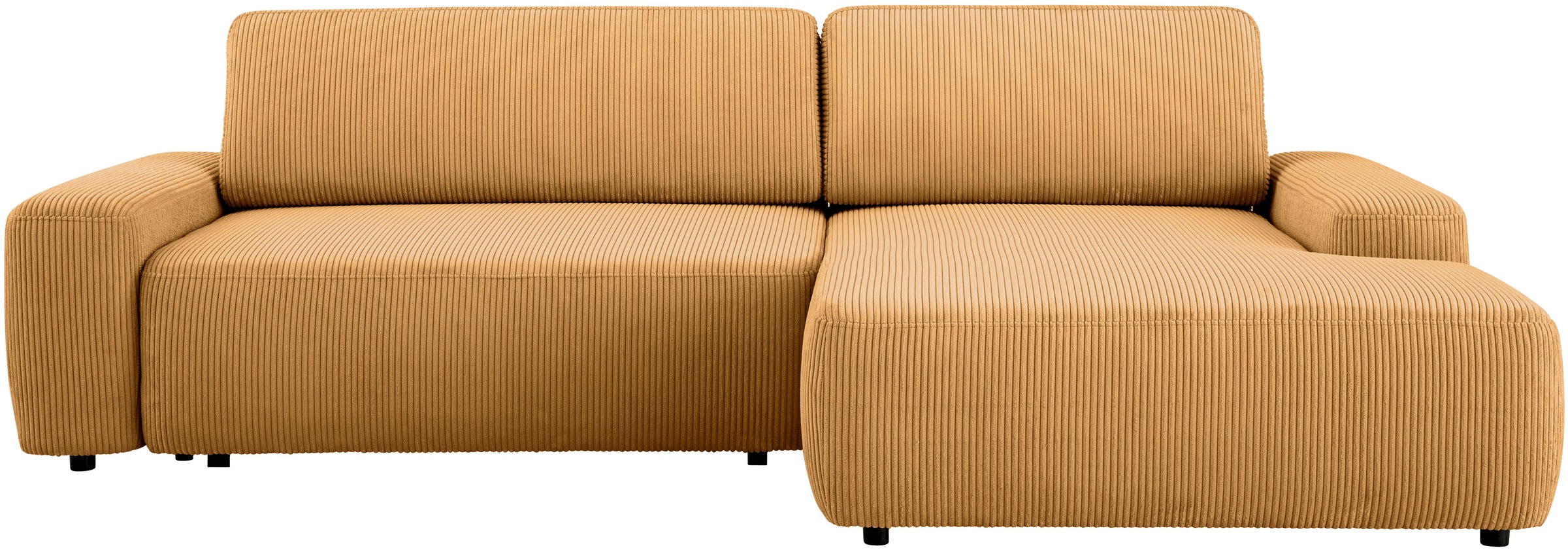 INOSIGN Ecksofa "TORGE (264cm), Schlafsofa in Cord, Samtvelours o Struktur günstig online kaufen
