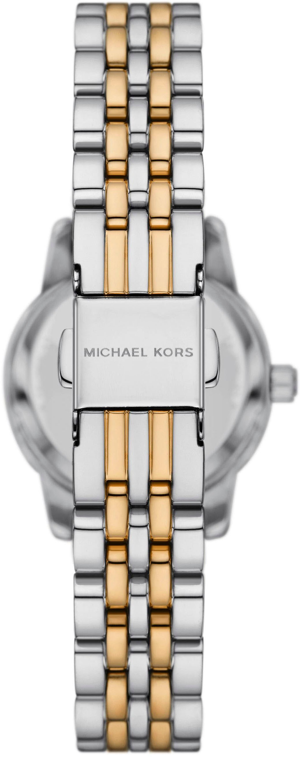 MICHAEL KORS Quarzuhr »PETITE LEXINGTON«, (Set, 3 tlg., mit 2 Armbändern), Armbanduhr, Damenuhr, Edelstahlarmband, Ideal auch als Geschenk